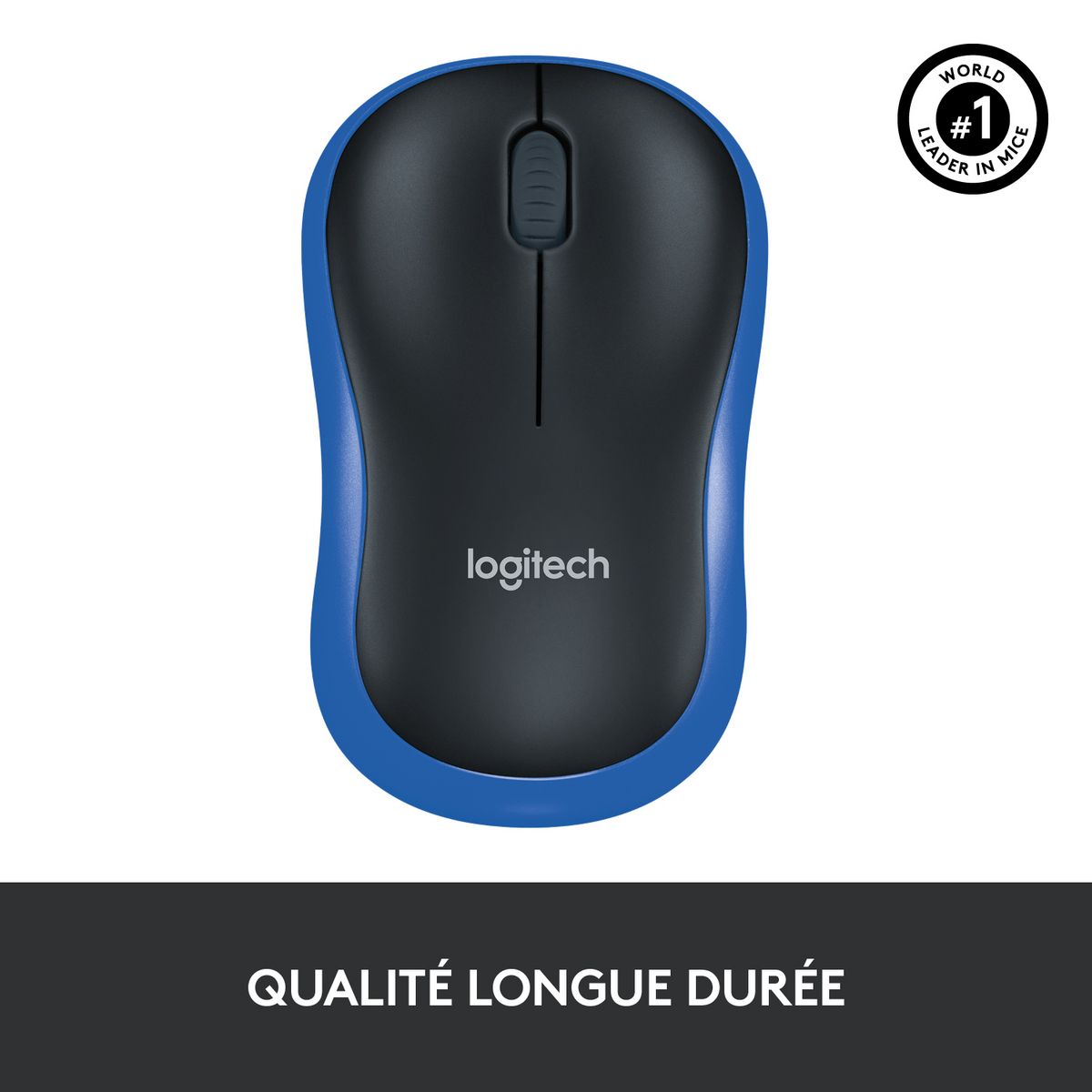 LOGITECH Souris sans Fil M185 Optique Bleue