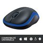 Voir la diapositive 7 : LOGITECH Souris sans Fil M185 Optique Bleue