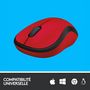 Voir la diapositive 2 : LOGITECH Souris Sans Fil M220 Silencieuse Rouge