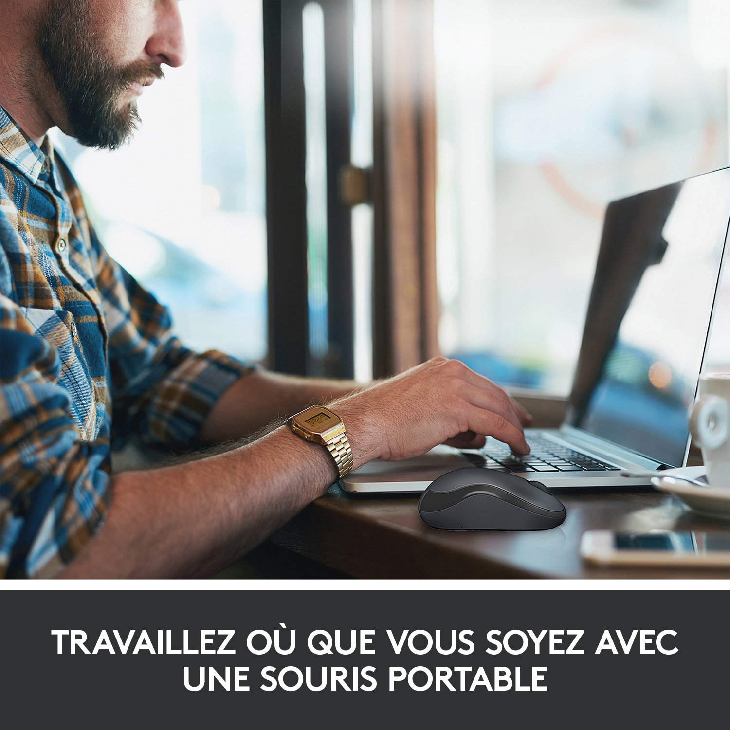 Voir la diapositive 9 : LOGITECH Souris Sans Fil M220 Silencieuse Rouge