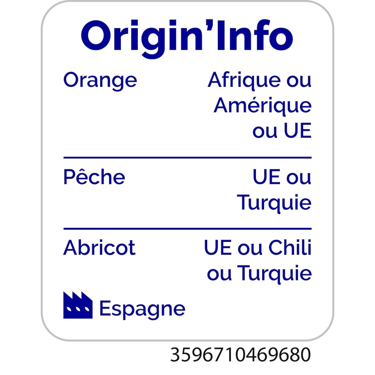 AUCHAN Nectar d'orange pêche abricot en briquette 20cl
