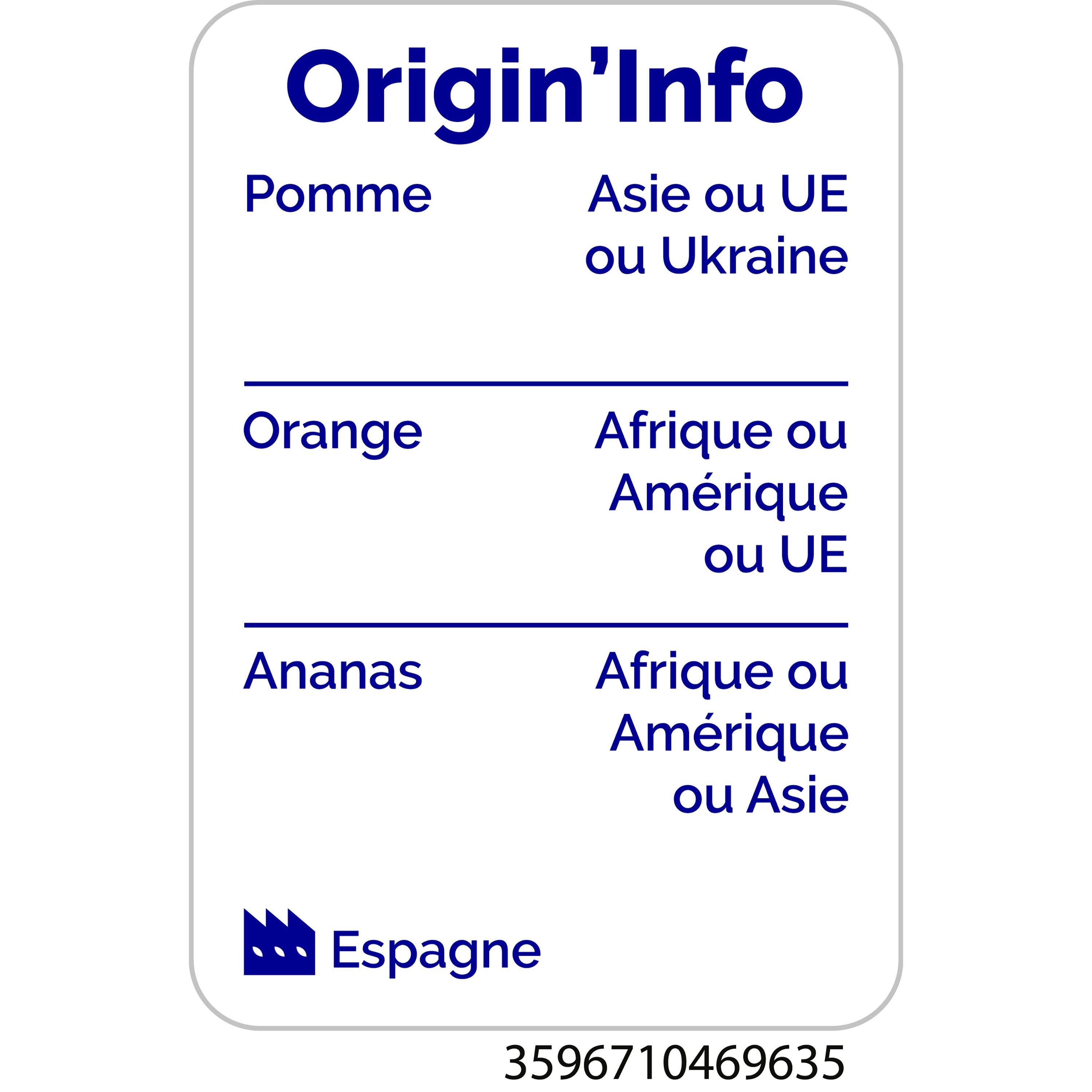 Voir la diapositive 6 : AUCHAN Jus multivitamines à base de concentré briquettes 6x20cl