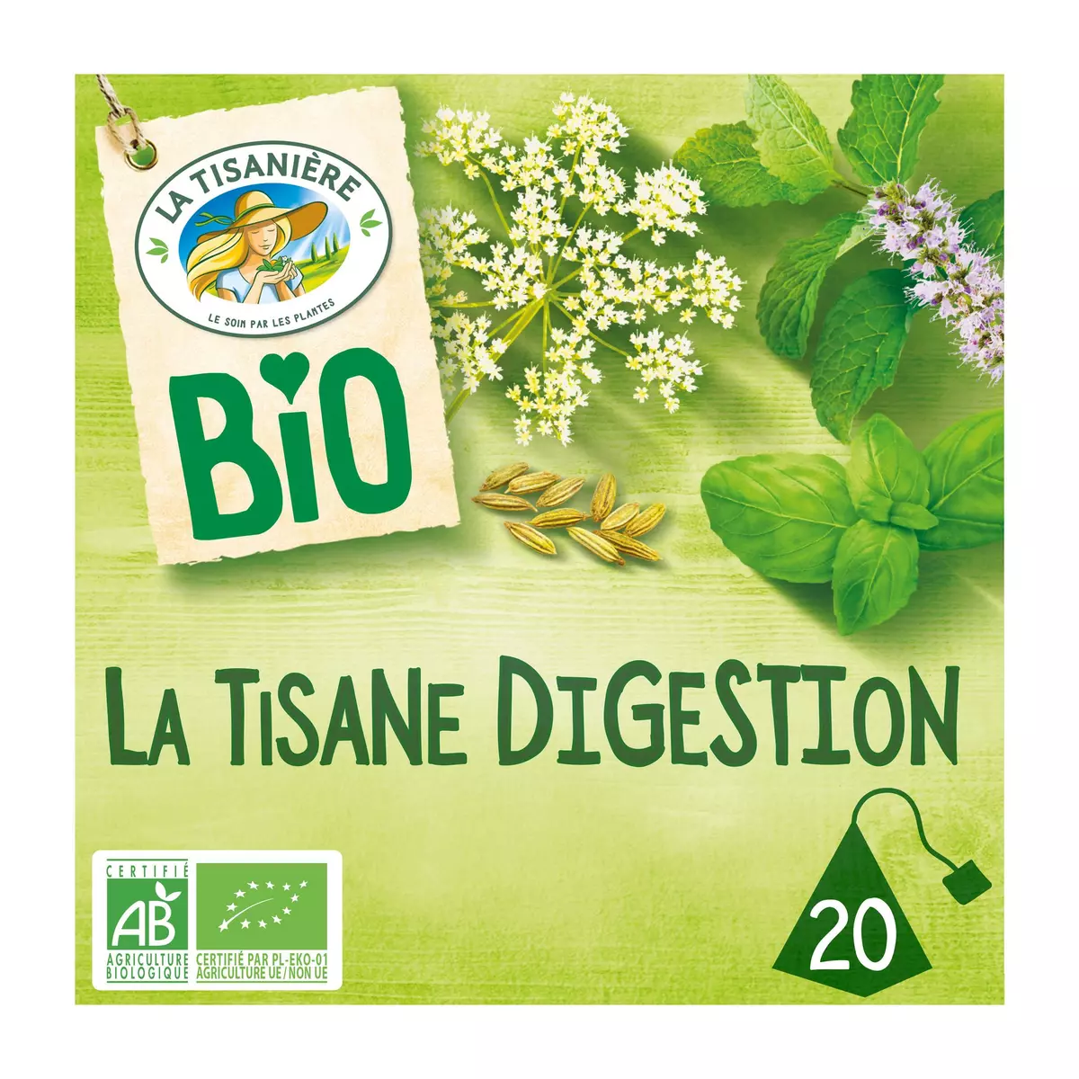 Infusion digestion - Jardin Bio - 30 g (20 sachets de 1,5 g)