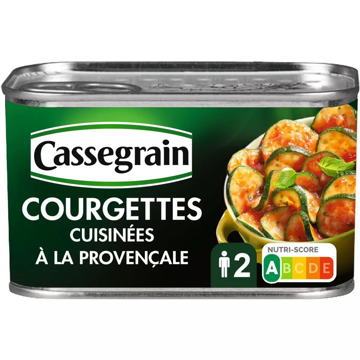 CASSEGRAIN Courgettes cuisinées à la provençale 375g