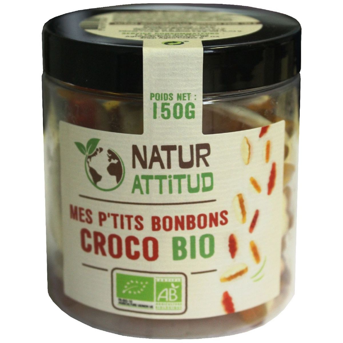 NATUR ATTITUD Bonbons croco bio 150g