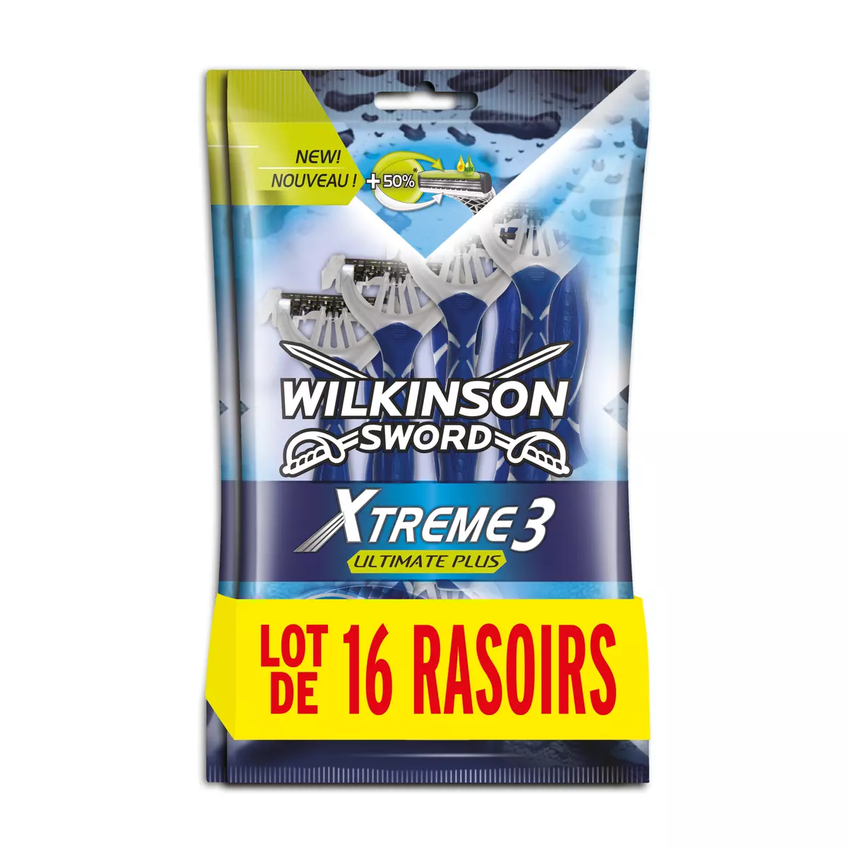 WILKINSON Xtreme 3 Ultimate plus rasoirs jetables 16 rasoirs
