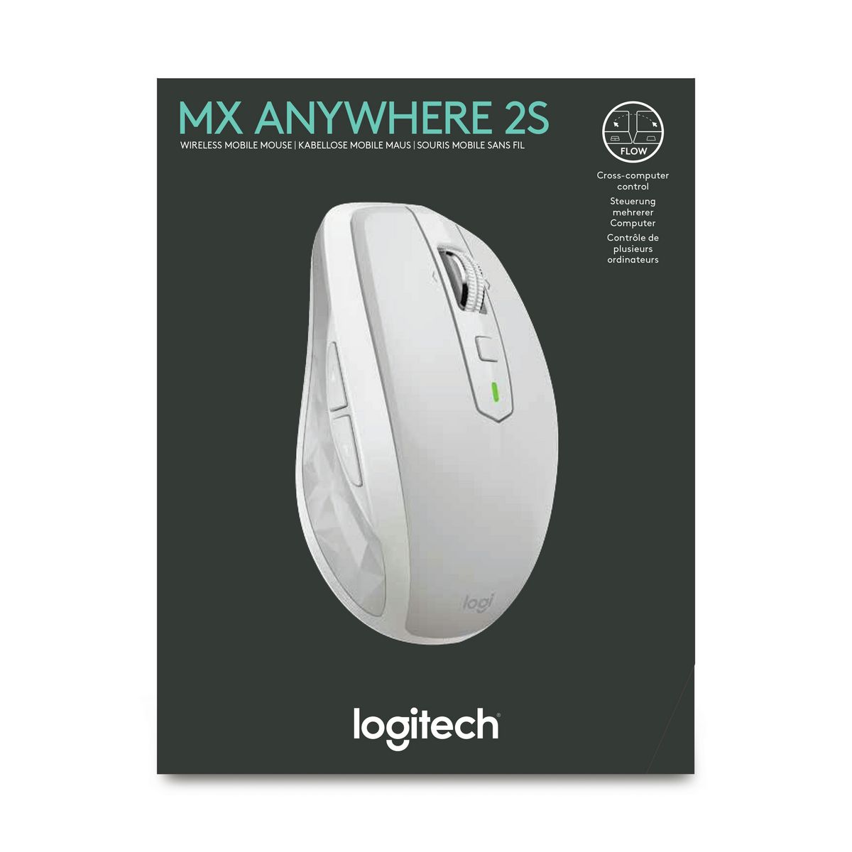 LOGITECH Souris - Sans fil - MX ANYWHERE 2S - Blanc