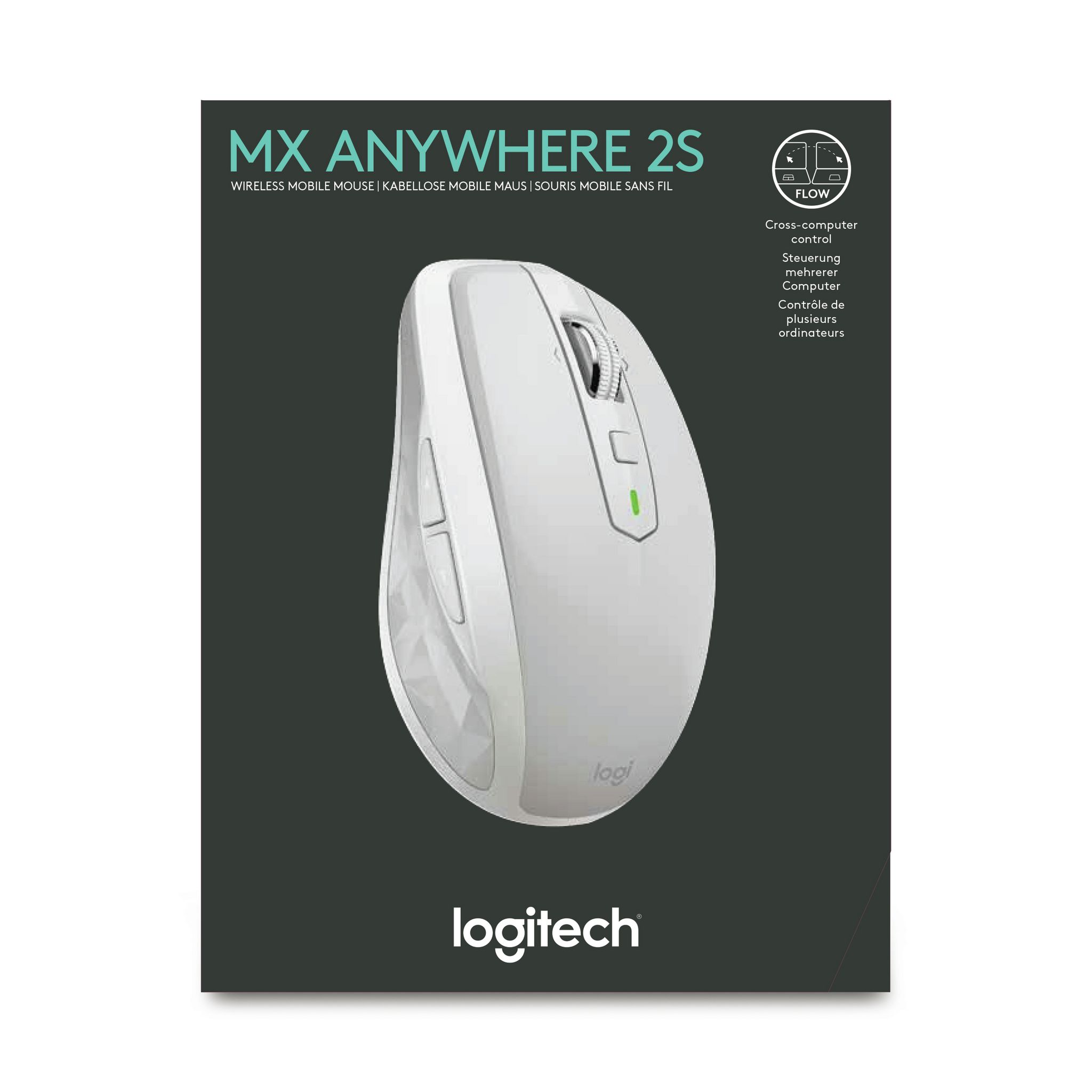 Voir la diapositive 2 : LOGITECH Souris - Sans fil - MX ANYWHERE 2S - Blanc