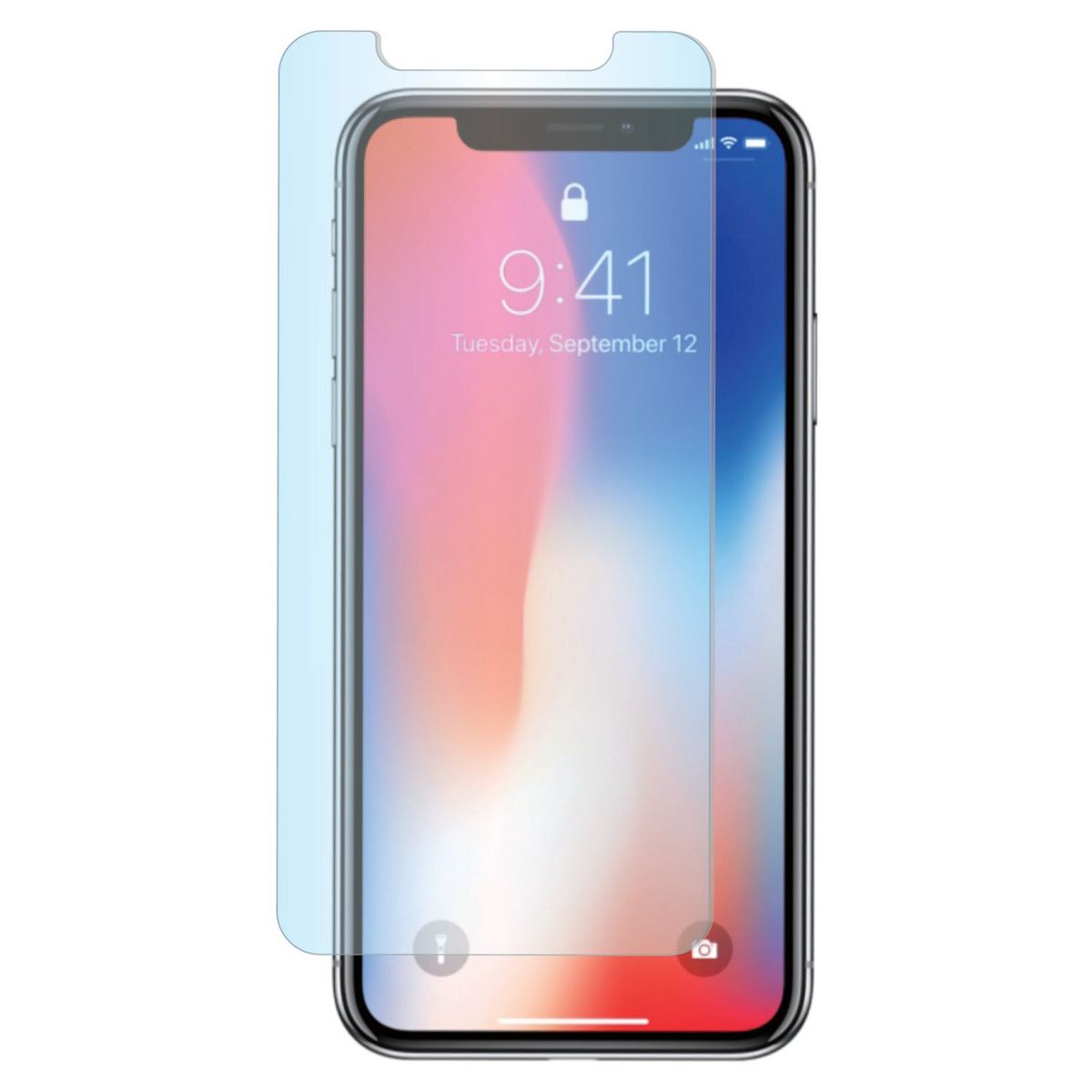 QILIVE Protection écran pour Apple iPhone Xr - Transparent