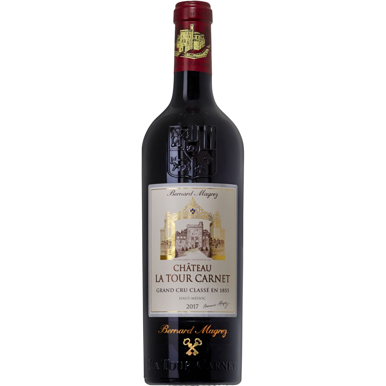 Vin rouge Château Tour Carnet Haut Médoc AOP 4ème grand cru classé 2017 75cl