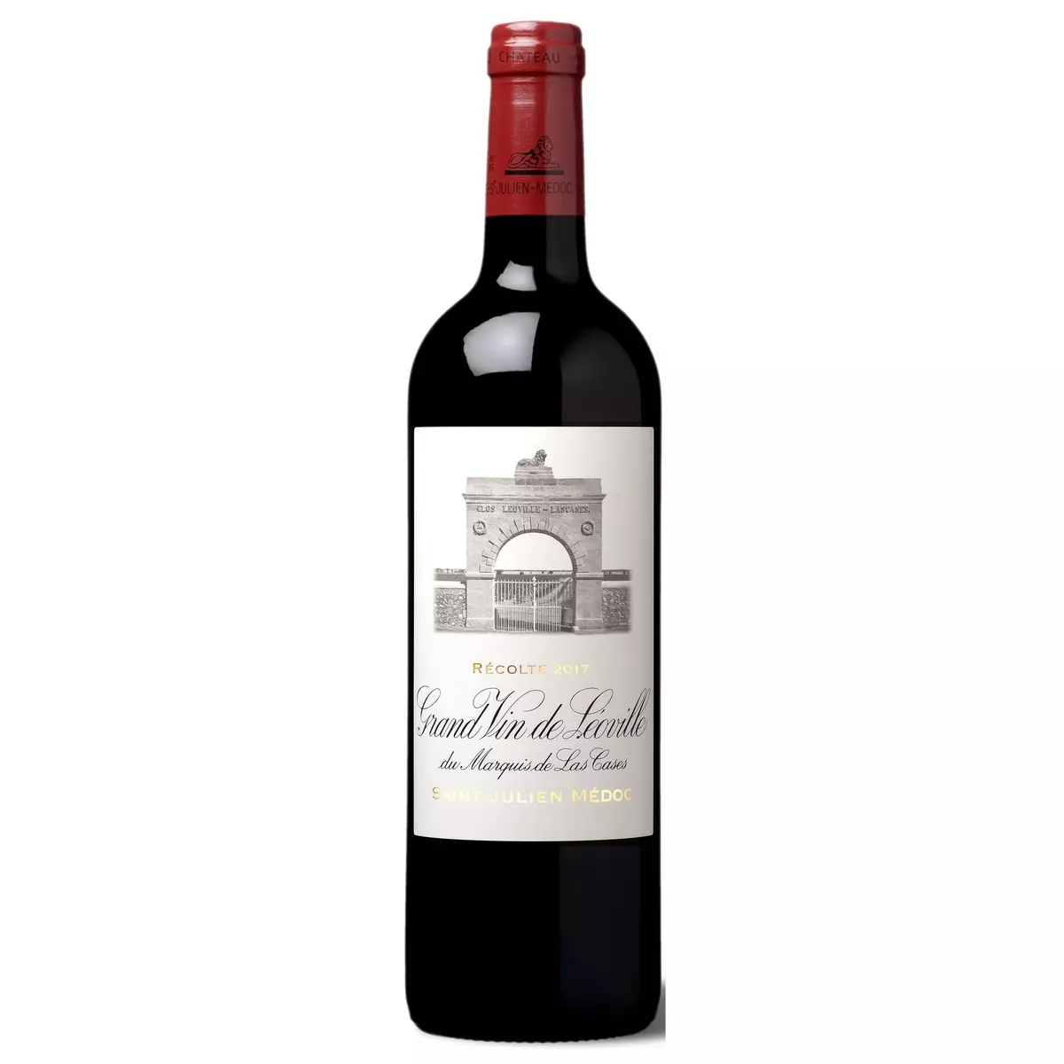 Vin rouge AOP Saint-Julien Château Leoville Las Cases 2ème grand cru classé 2017 75cl