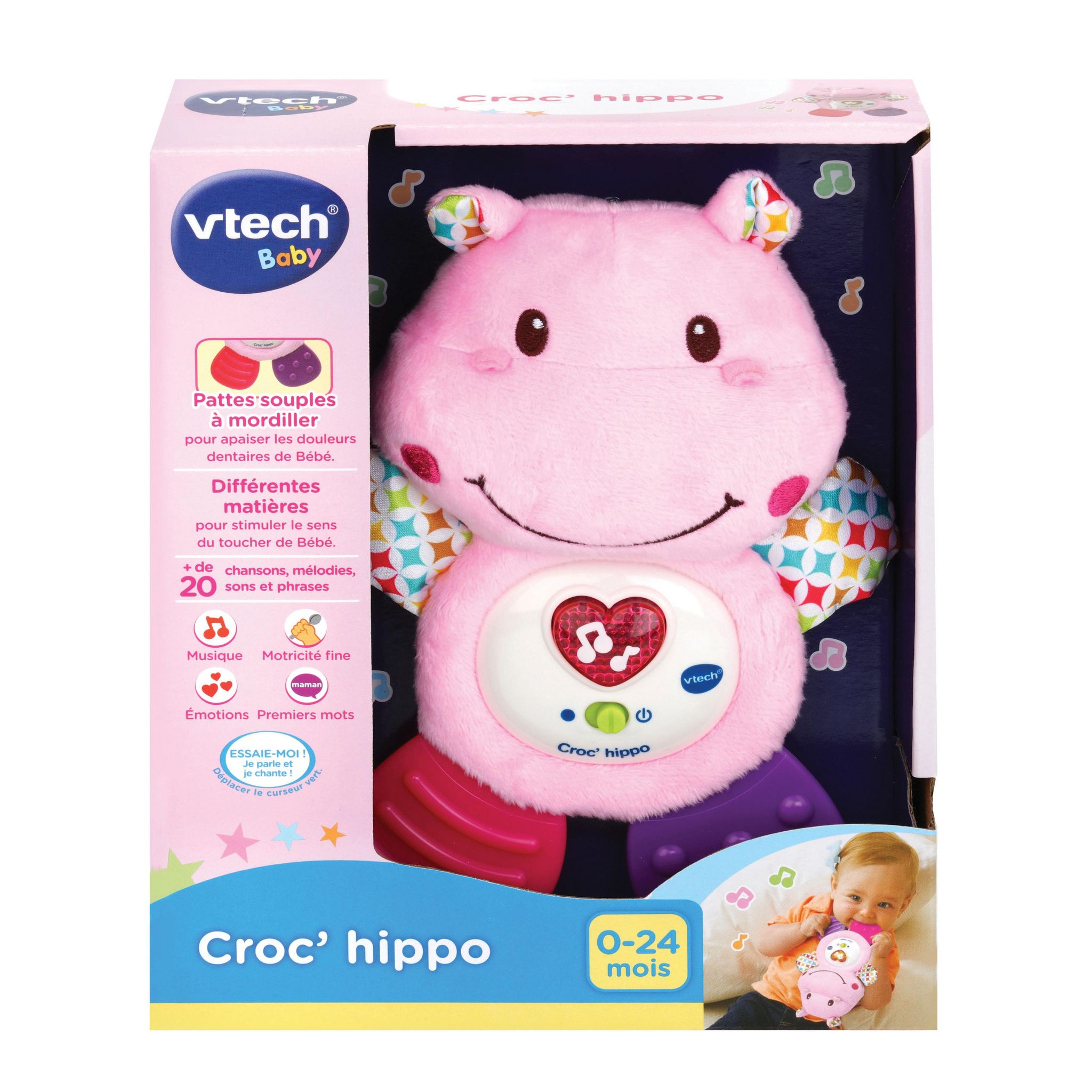Voir la diapositive 3 : VTECH Croc Hippo - Rose