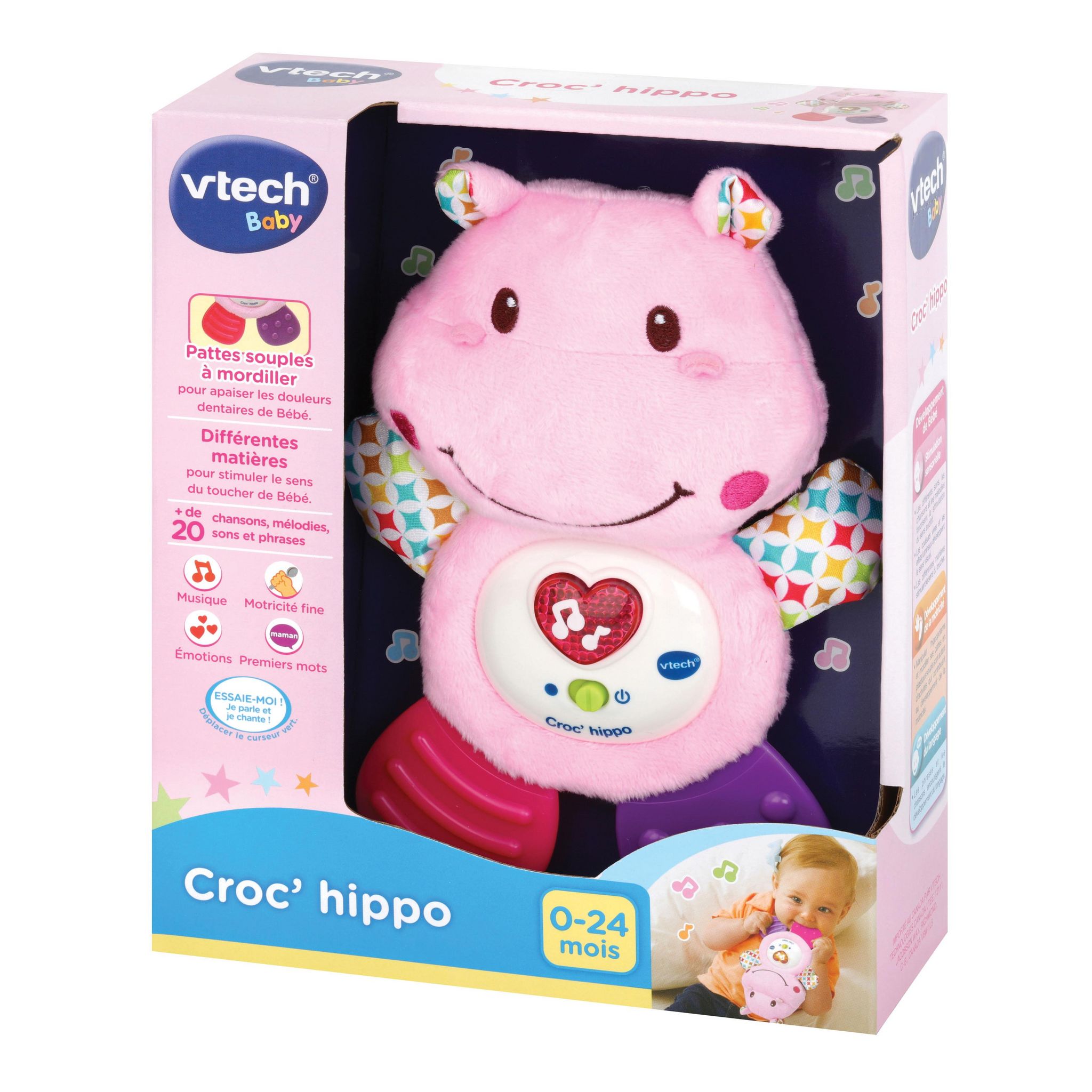 Voir la diapositive 4 : VTECH Croc Hippo - Rose