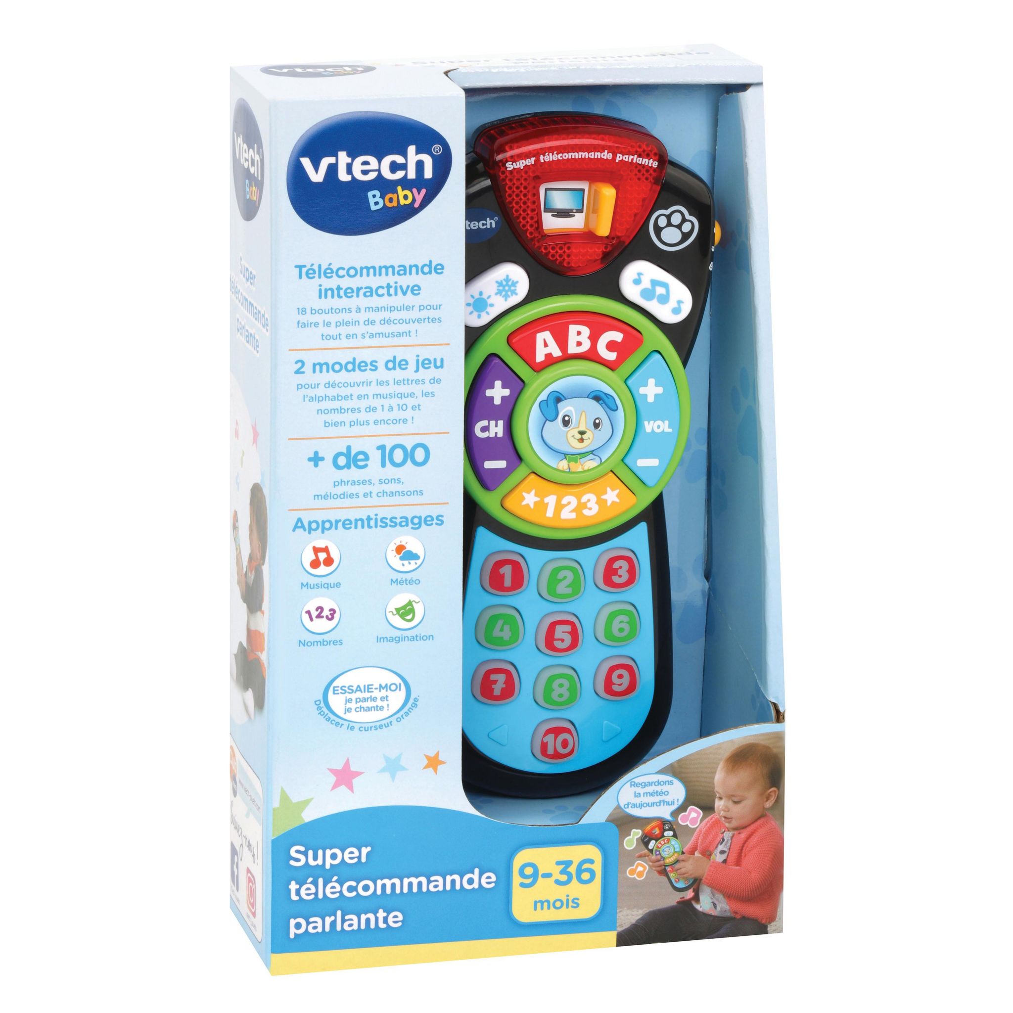 Voir la diapositive 2 : VTECH Super Télécommande Parlante