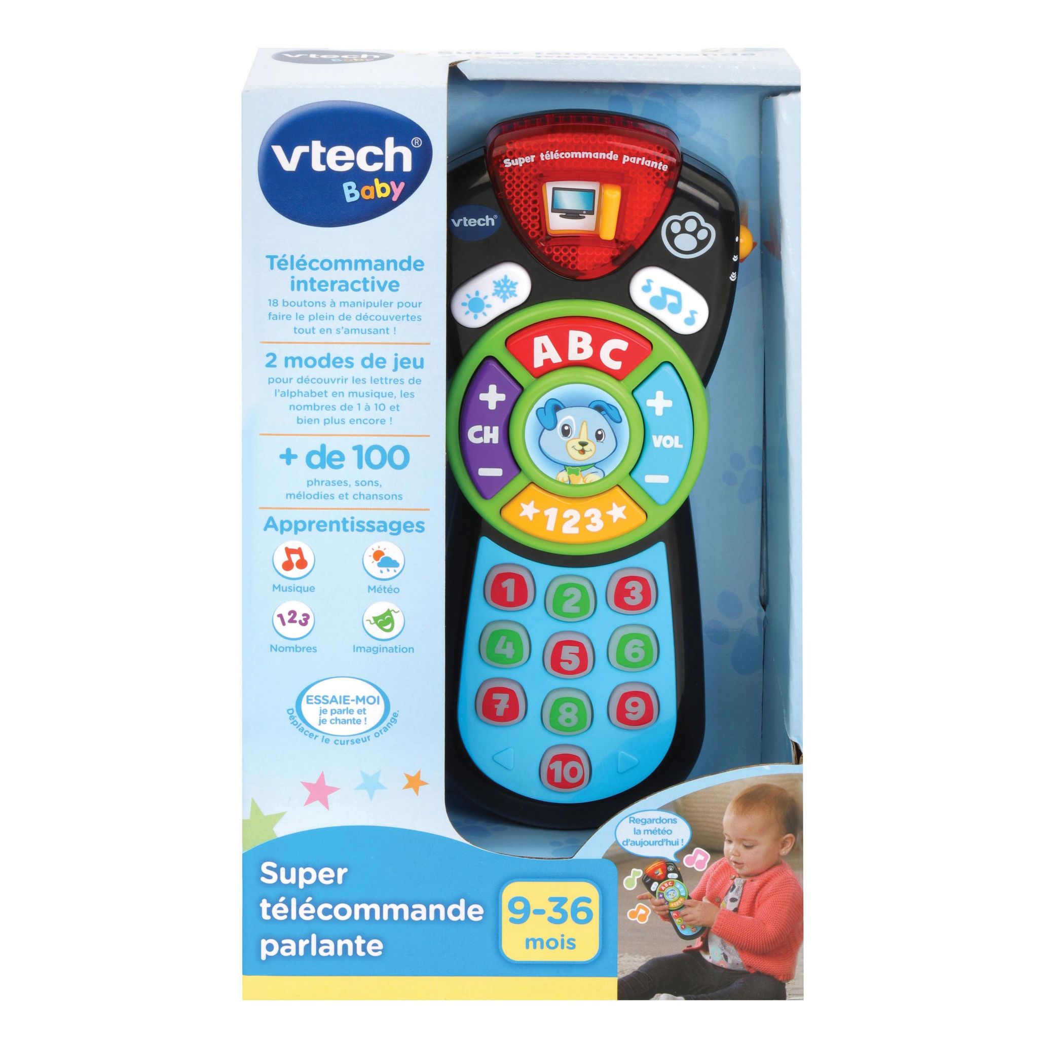 Voir la diapositive 3 : VTECH Super Télécommande Parlante