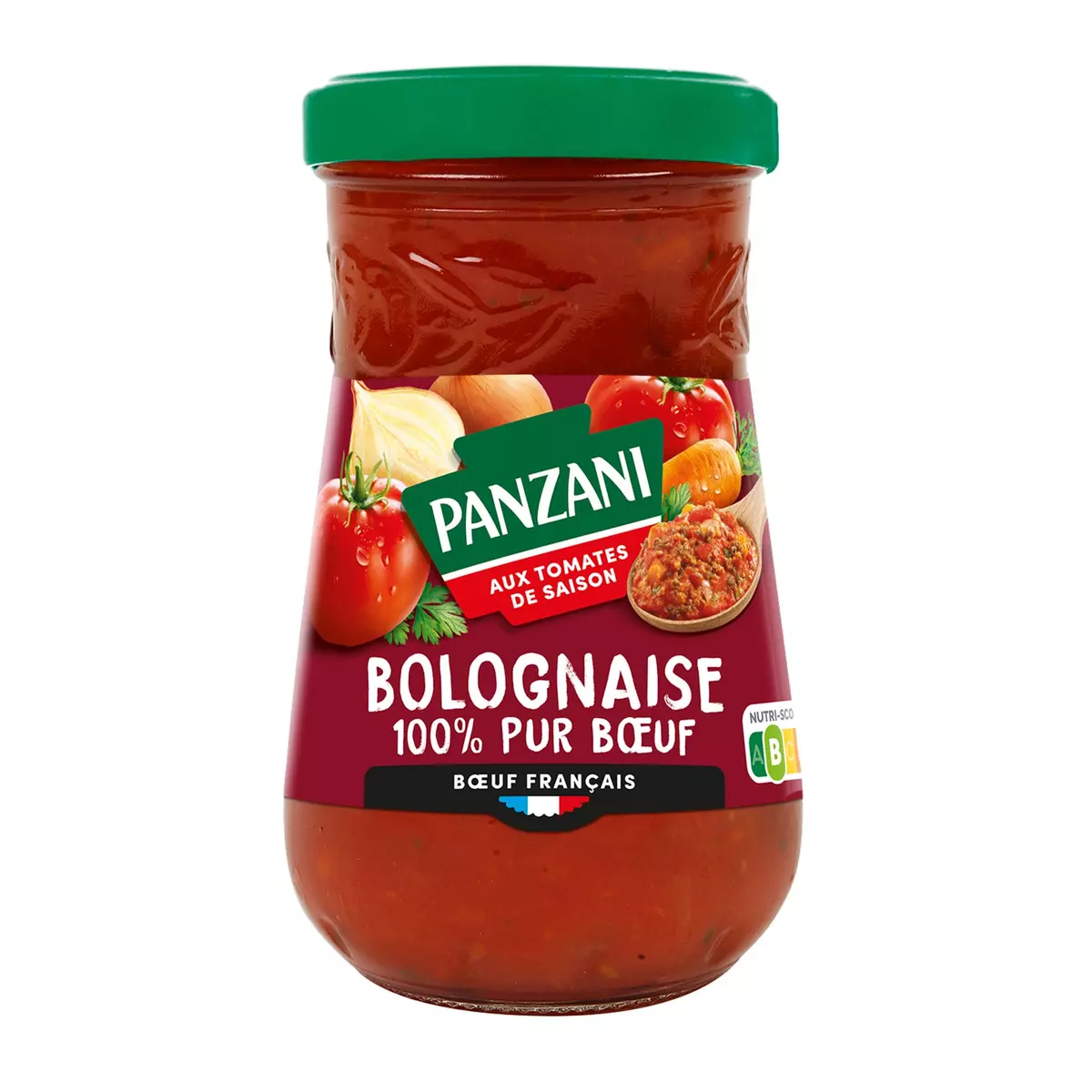 PANZANI Sauce bolognaise 100% pur boeuf 200g