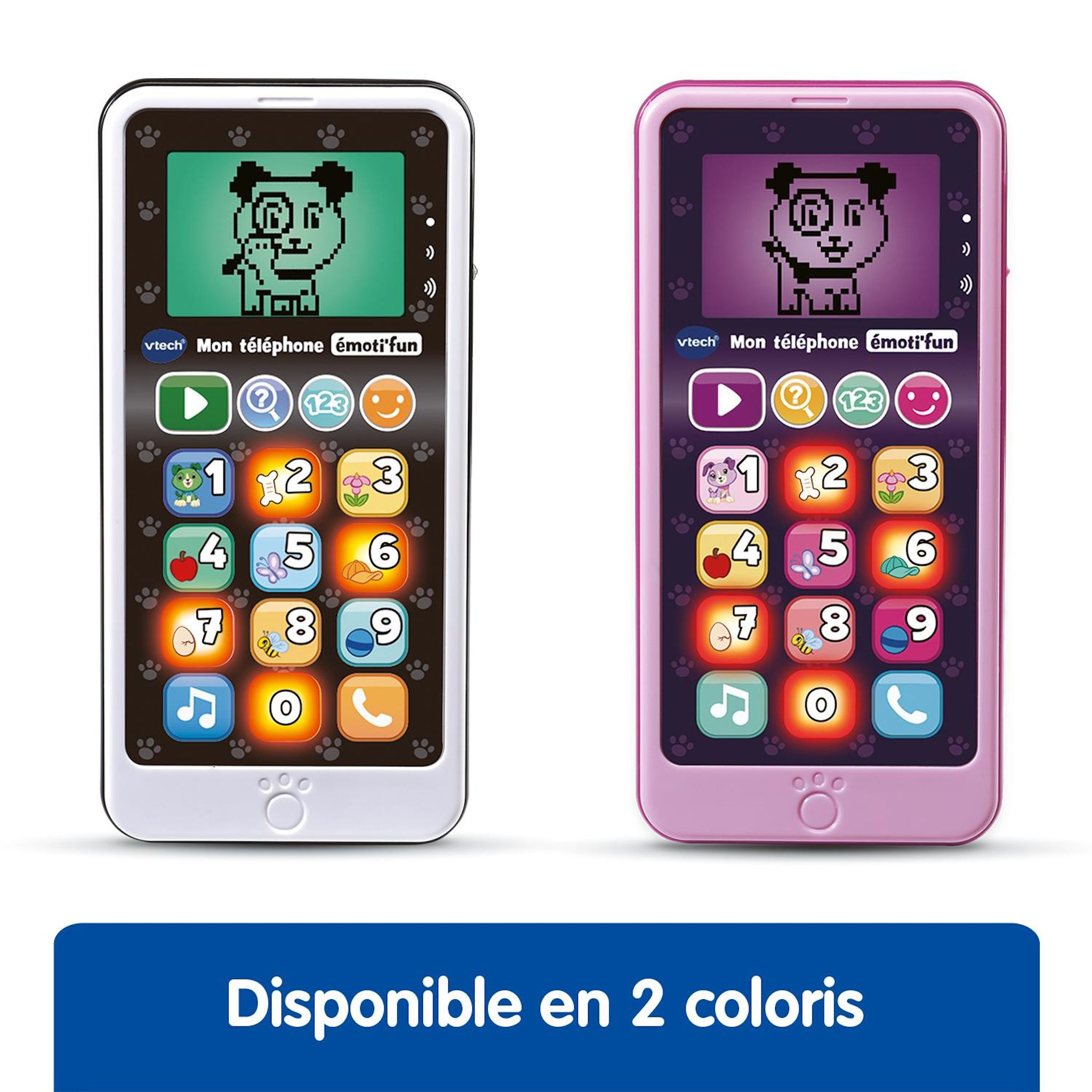Voir la diapositive 2 : VTECH Téléphone Emottifun - Rose