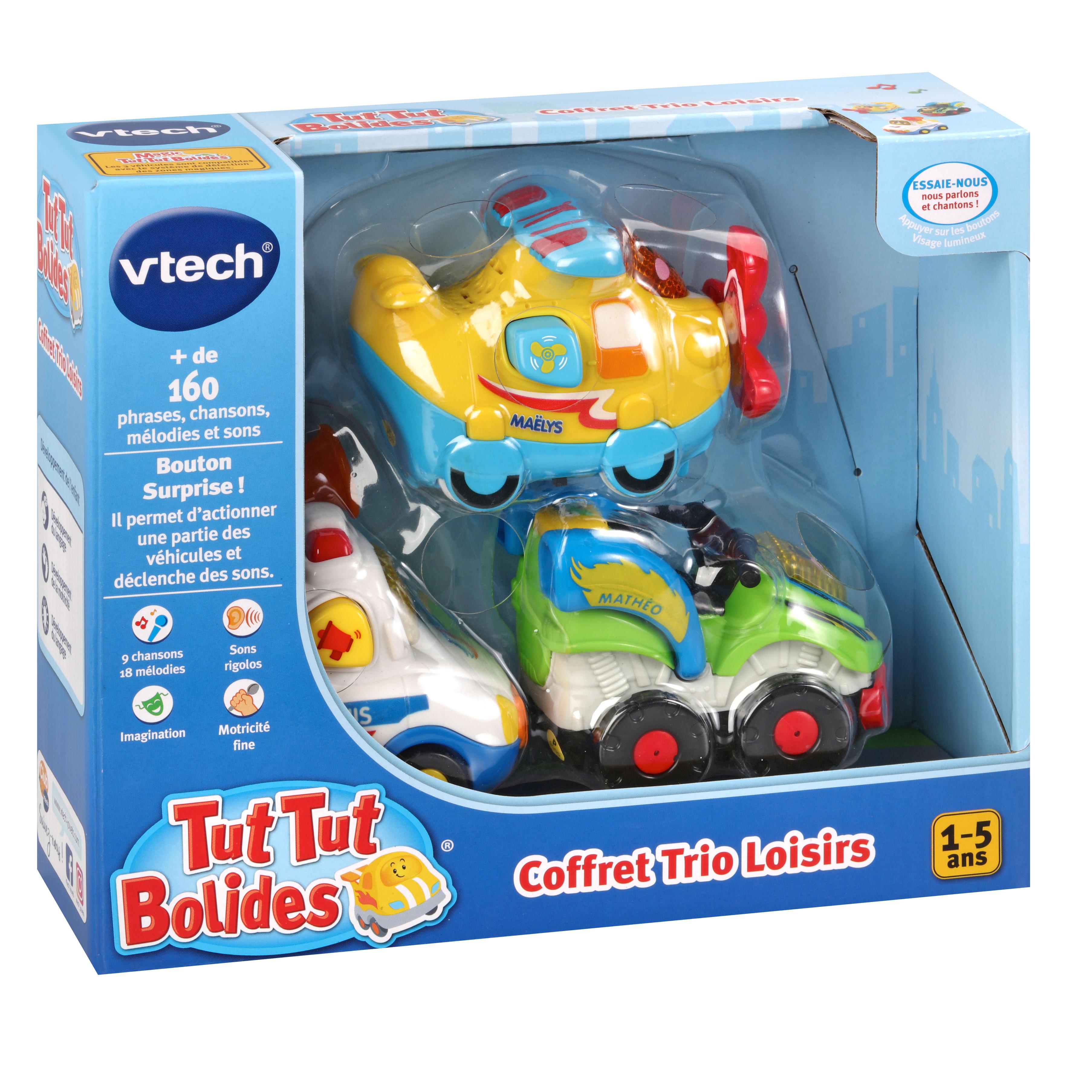 Voir la diapositive 2 : VTECH Coffret véhicules Trio Loisirs - Tut Tut Bolides