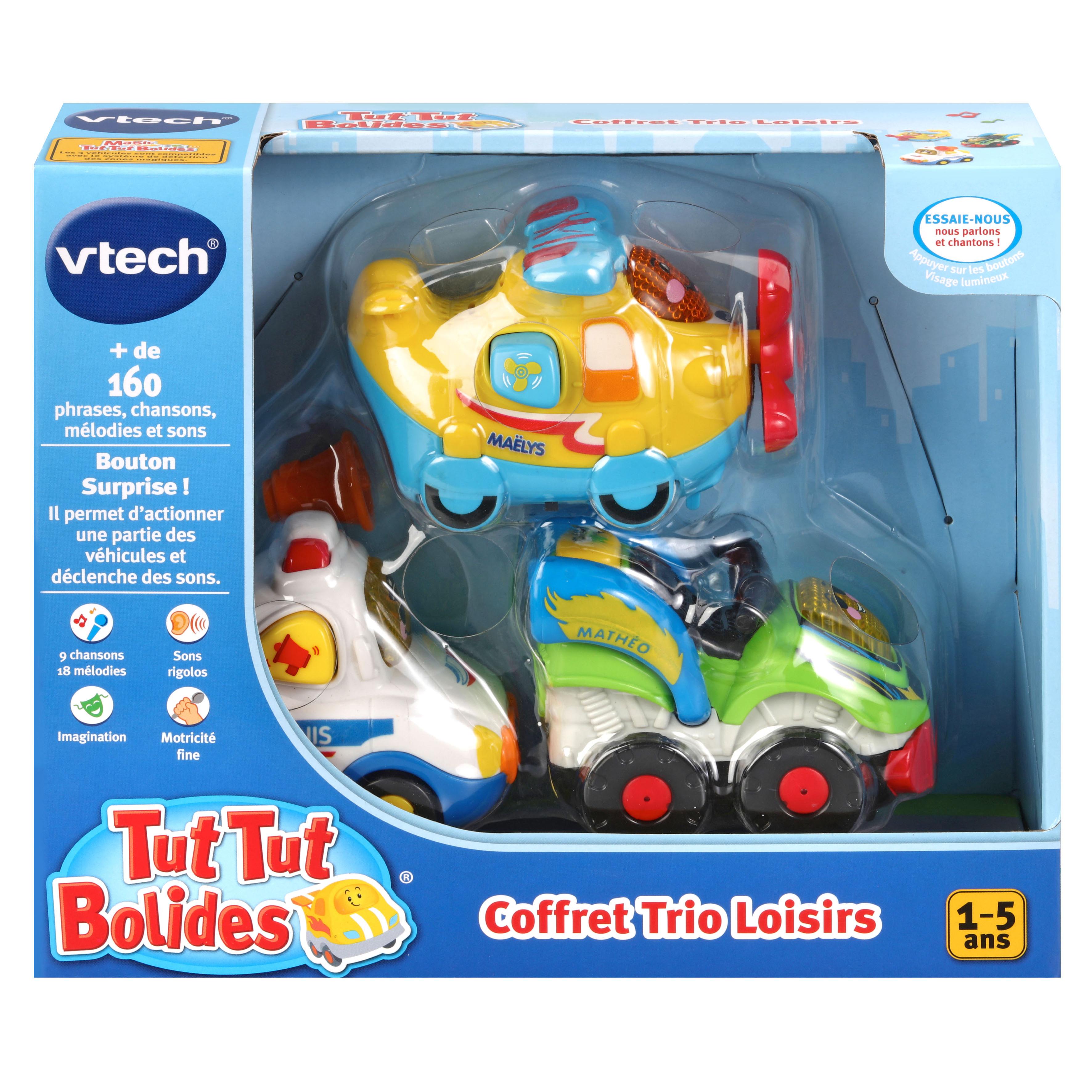 Voir la diapositive 3 : VTECH Coffret véhicules Trio Loisirs - Tut Tut Bolides