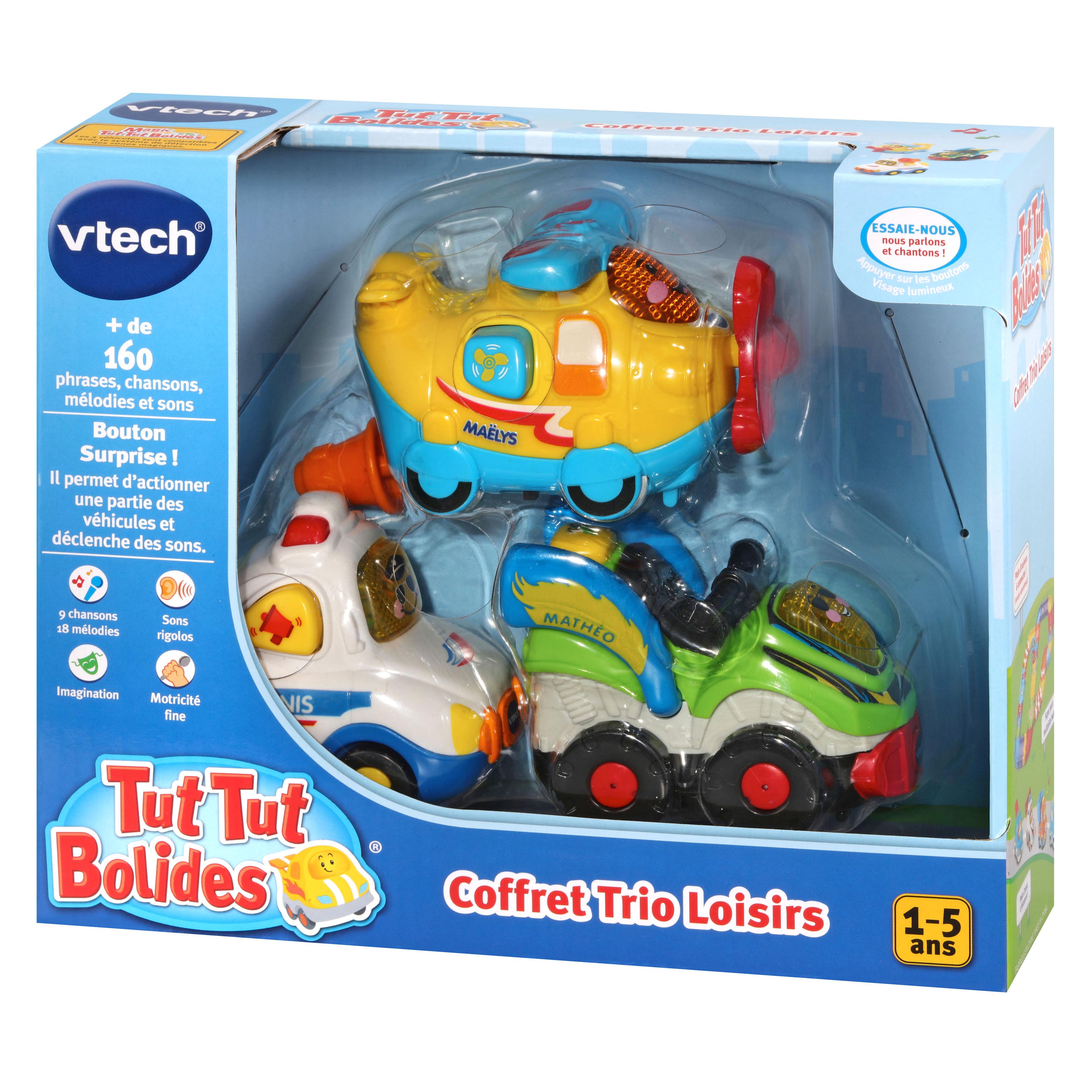 Voir la diapositive 4 : VTECH Coffret véhicules Trio Loisirs - Tut Tut Bolides