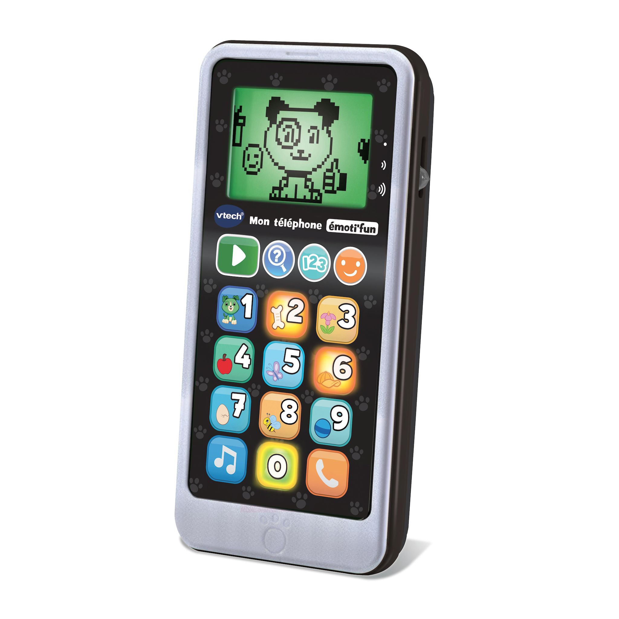 Voir la diapositive 6 : VTECH Téléphone Emottifun - Noir et Blanc