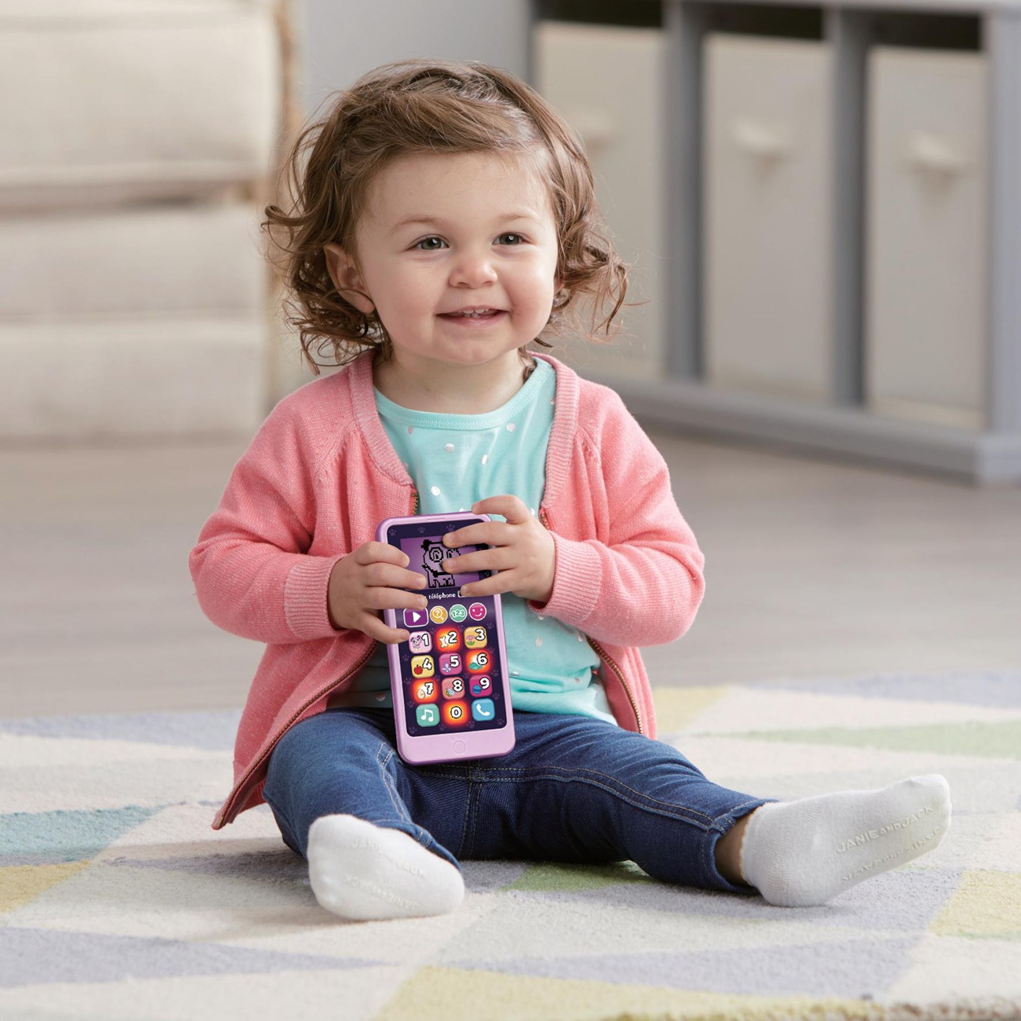 Voir la diapositive 7 : VTECH Téléphone Emottifun - Noir et Blanc