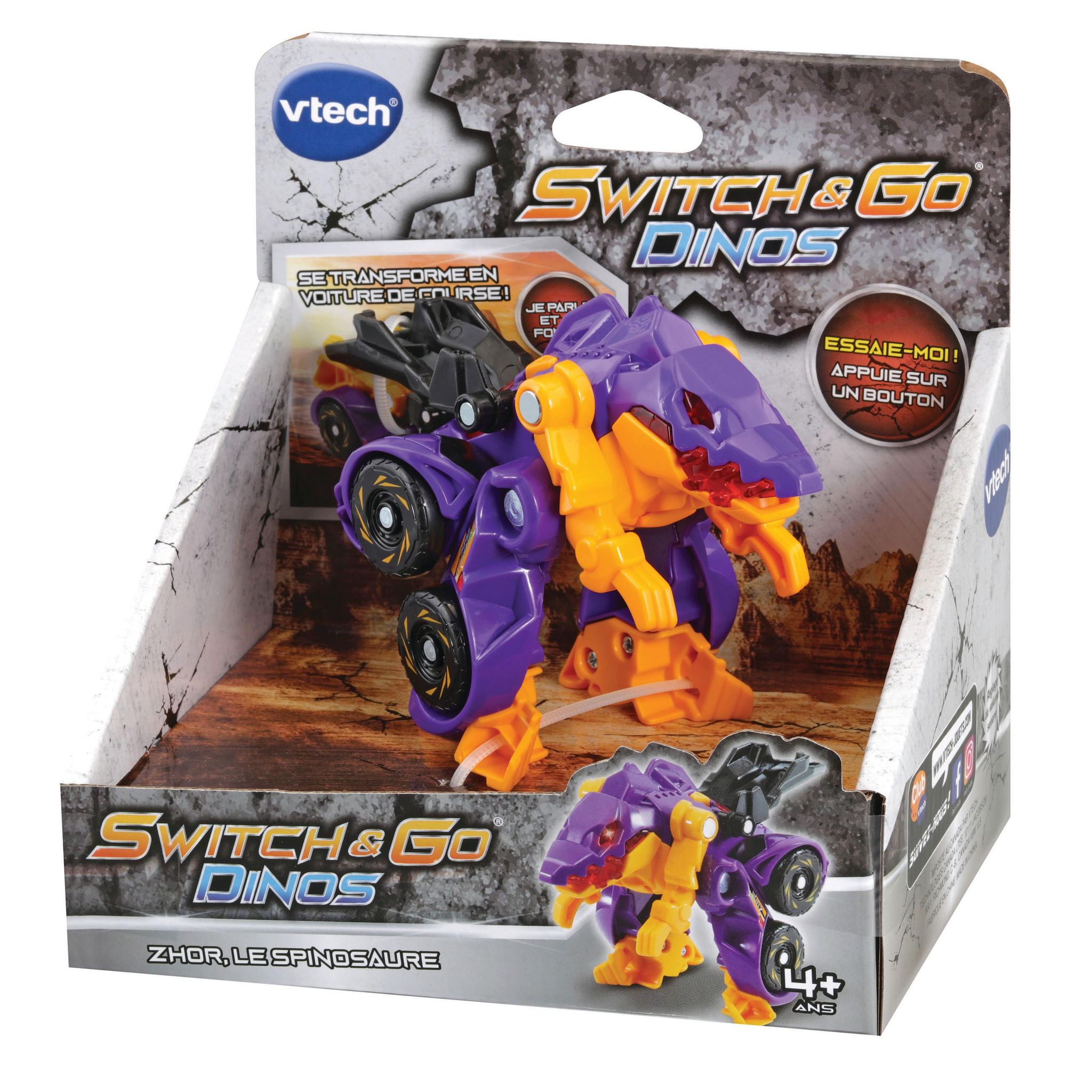 Voir la diapositive 20 : VTECH Petit Véhicule Switch and Go Dino