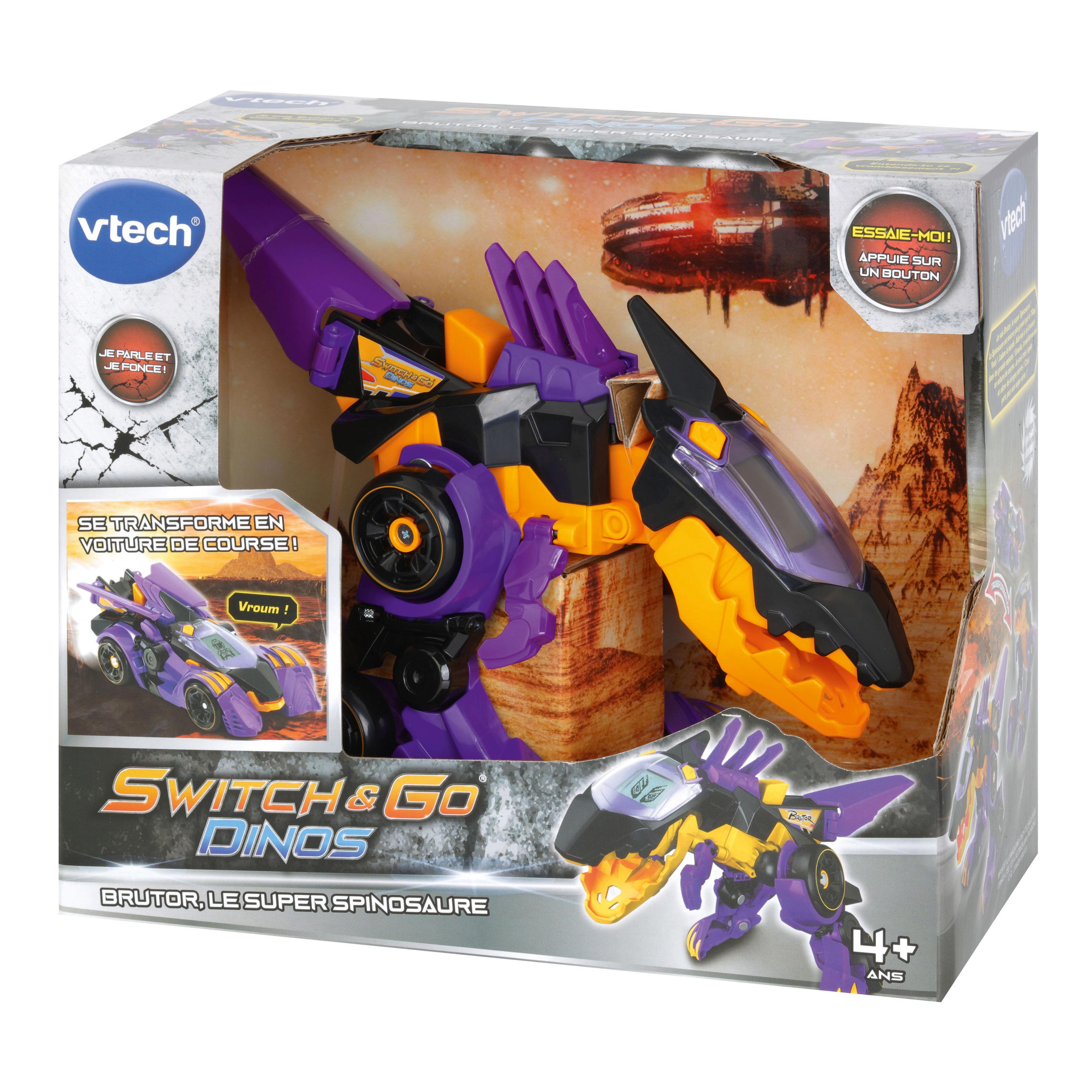 Voir la diapositive 8 : VTECH Voiture de course Brutor Super Spinosaure - Switch & Go Dinos