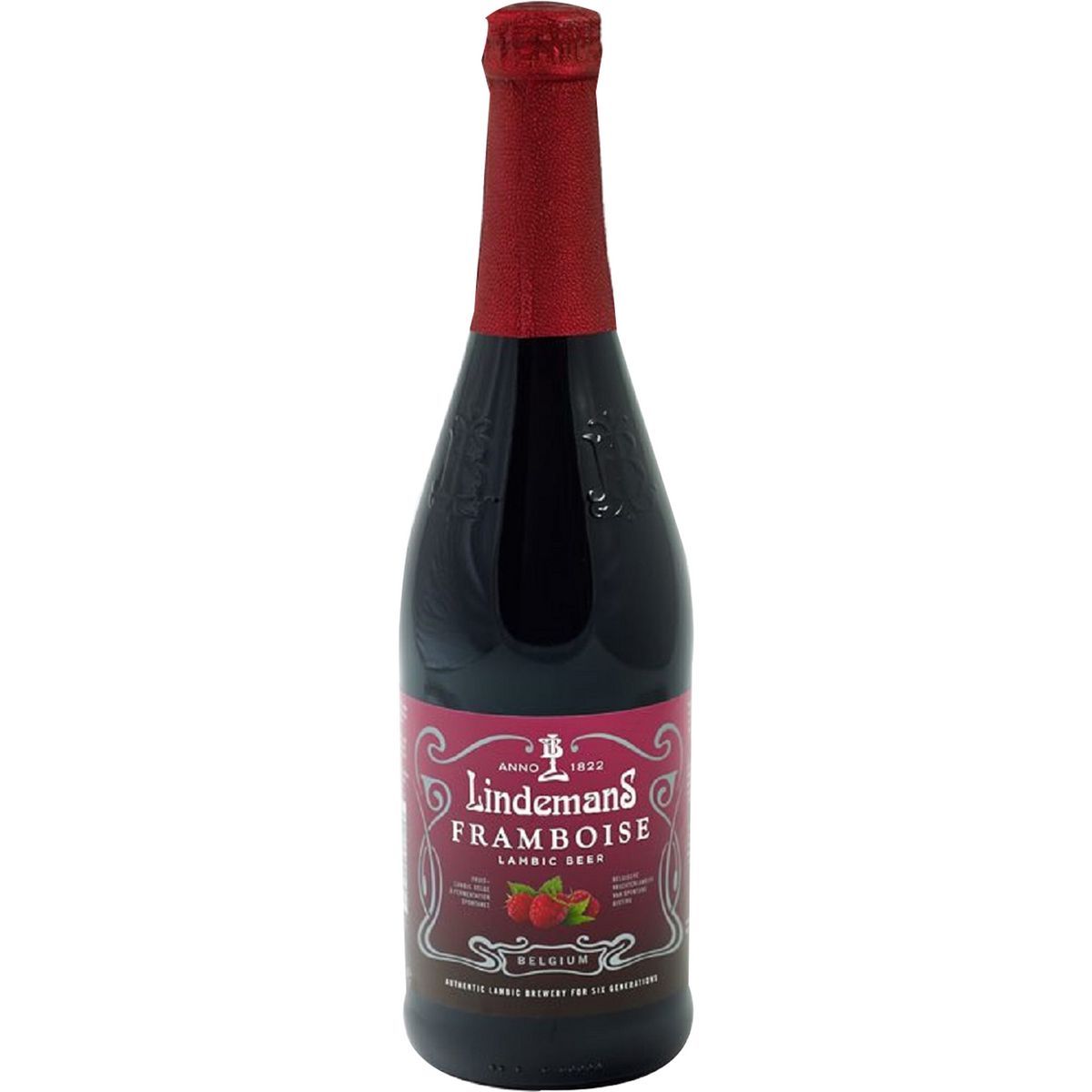 LINDEMANS Bière belge artisanale aromatisée framboise 2,5% 75cl