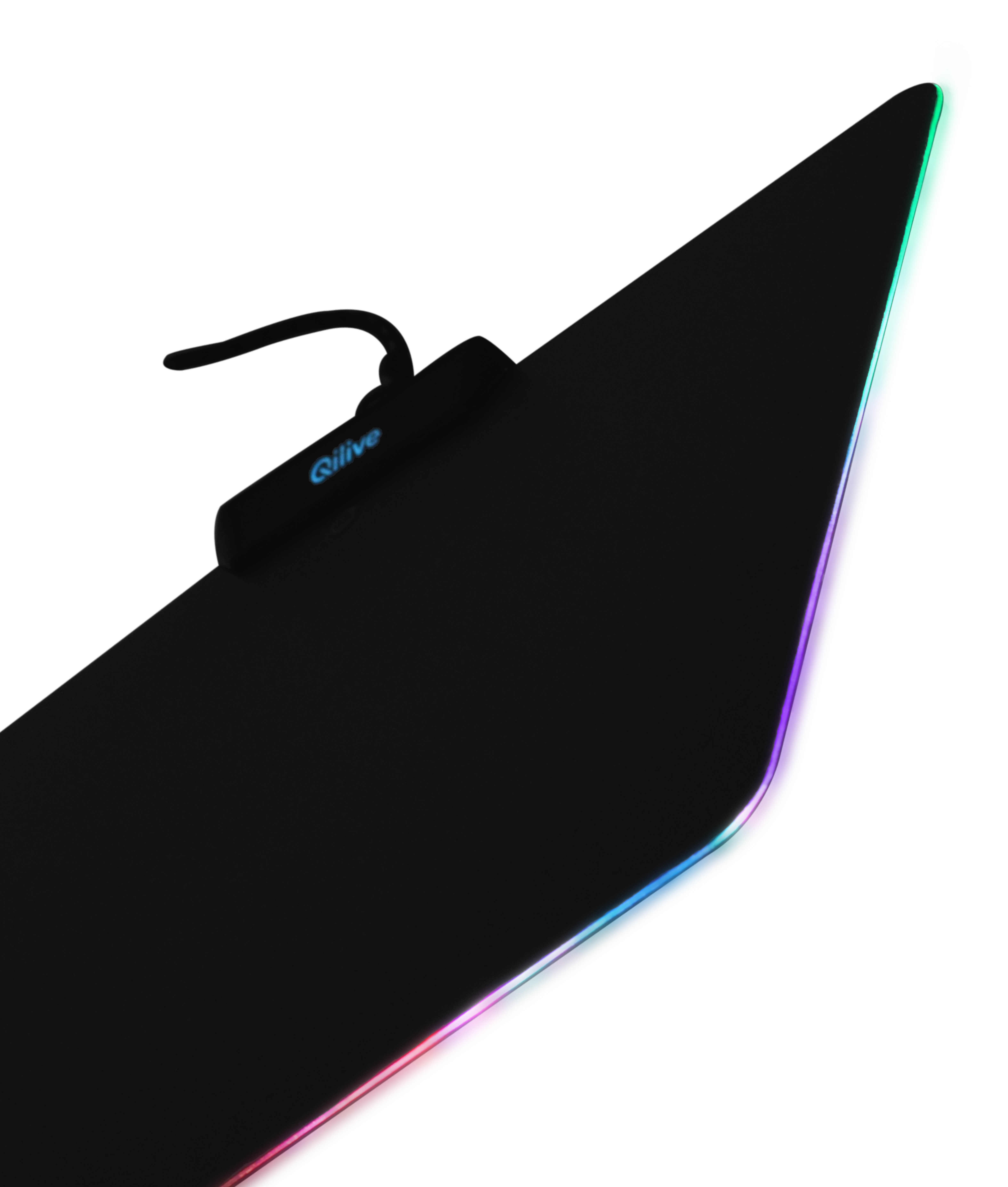 Voir la diapositive 2 : QILIVE Tapis de souris gaming Q.3982 - Noir