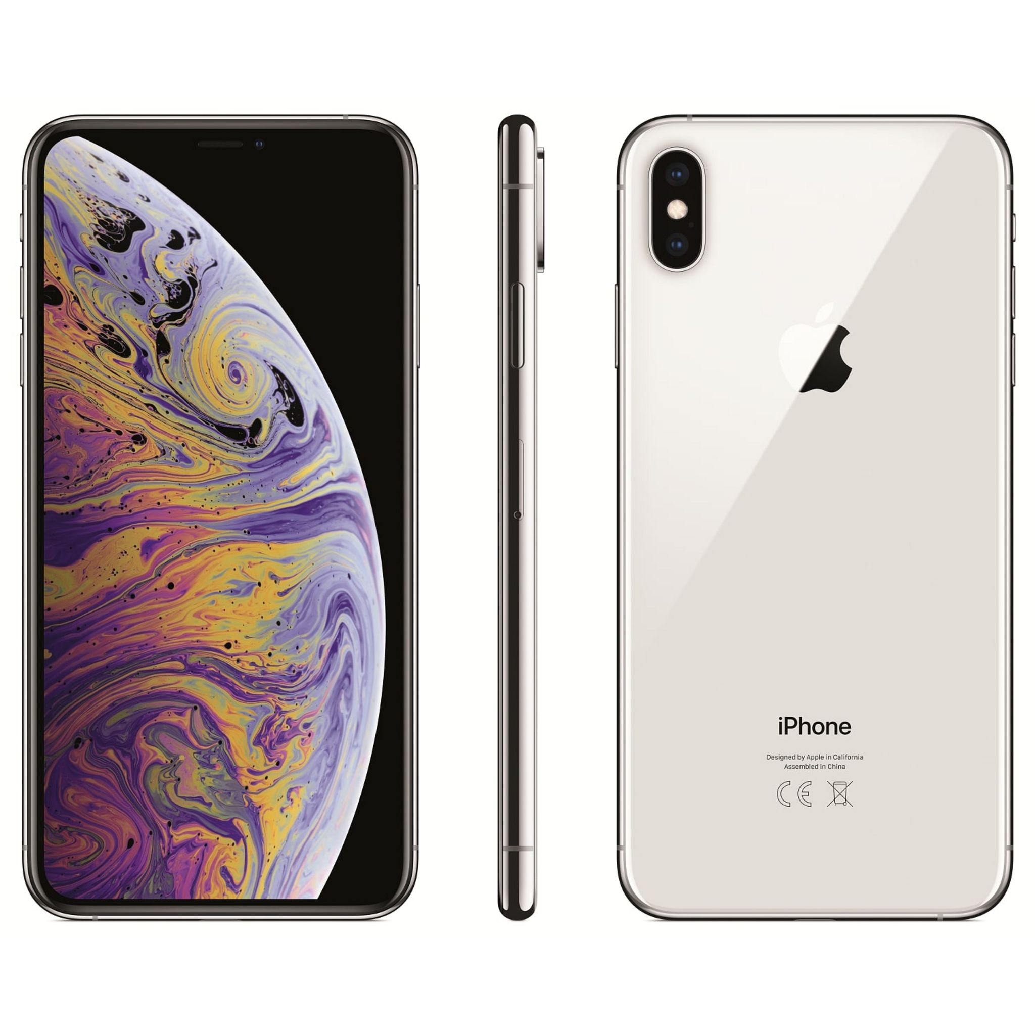 Voir la diapositive 2 : APPLE Smartphone - iPhone XS - 256 Go - 5.8 pouces -  Argent