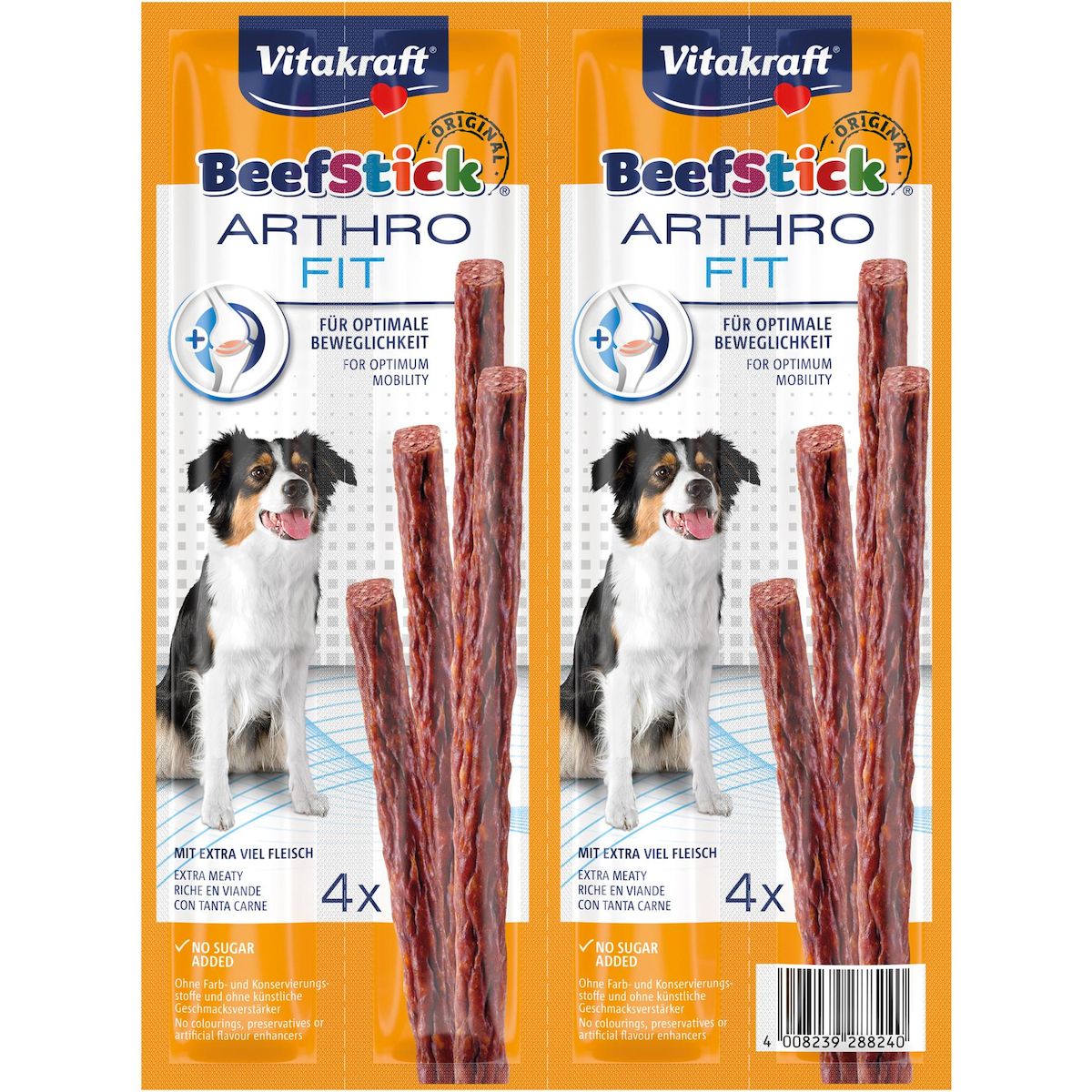 VITAKRAFT Beef Stick à la viande arthro fit 8 sticks 450g