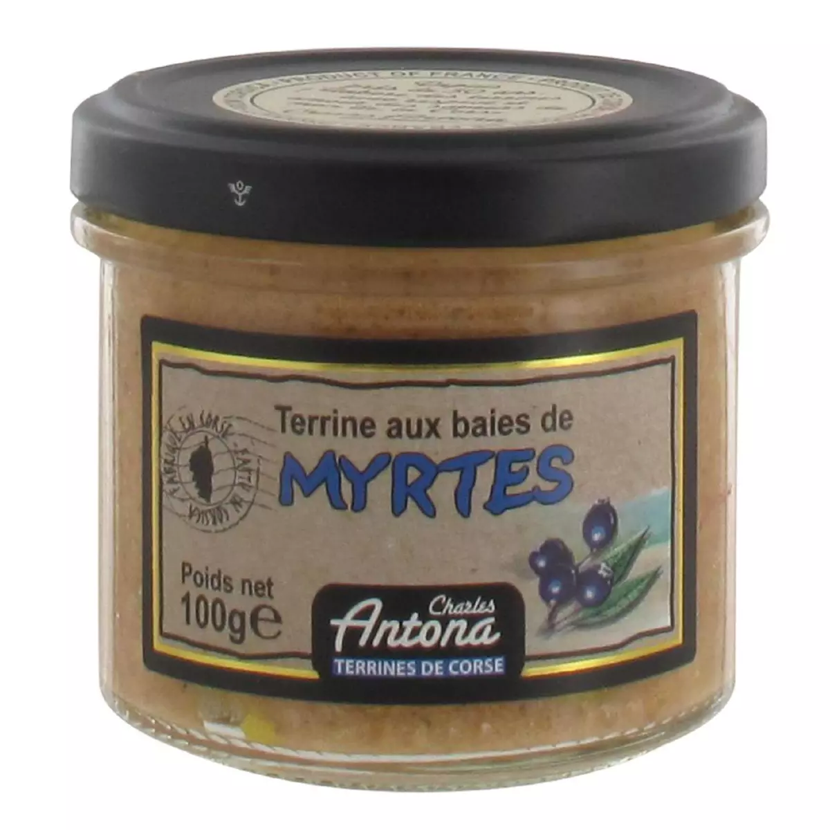 CHARLES ANTONA Terrine de Corse aux baies de Myrtes 100g