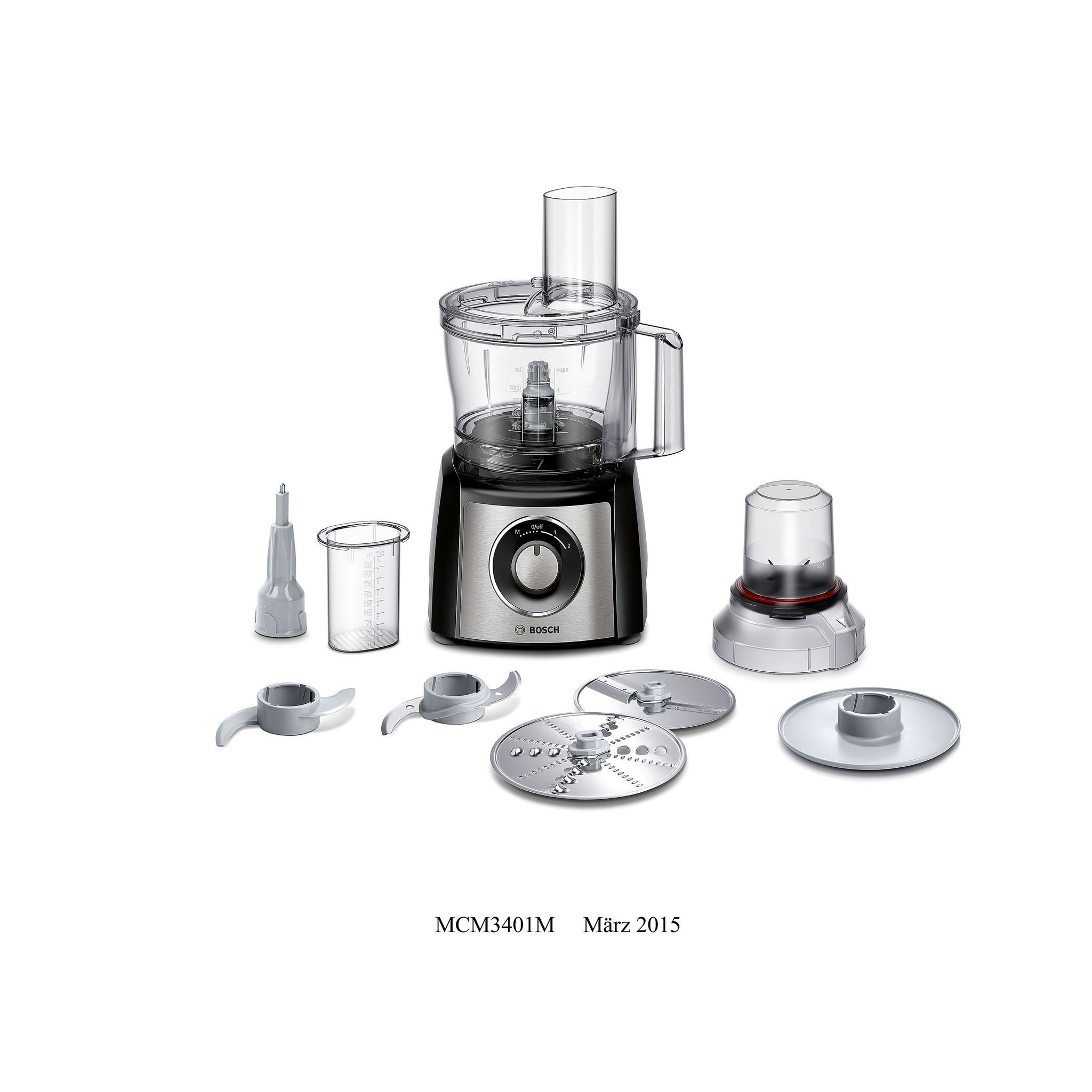 BOSCH Robot multifonction compact avec hachoir MCM3401M