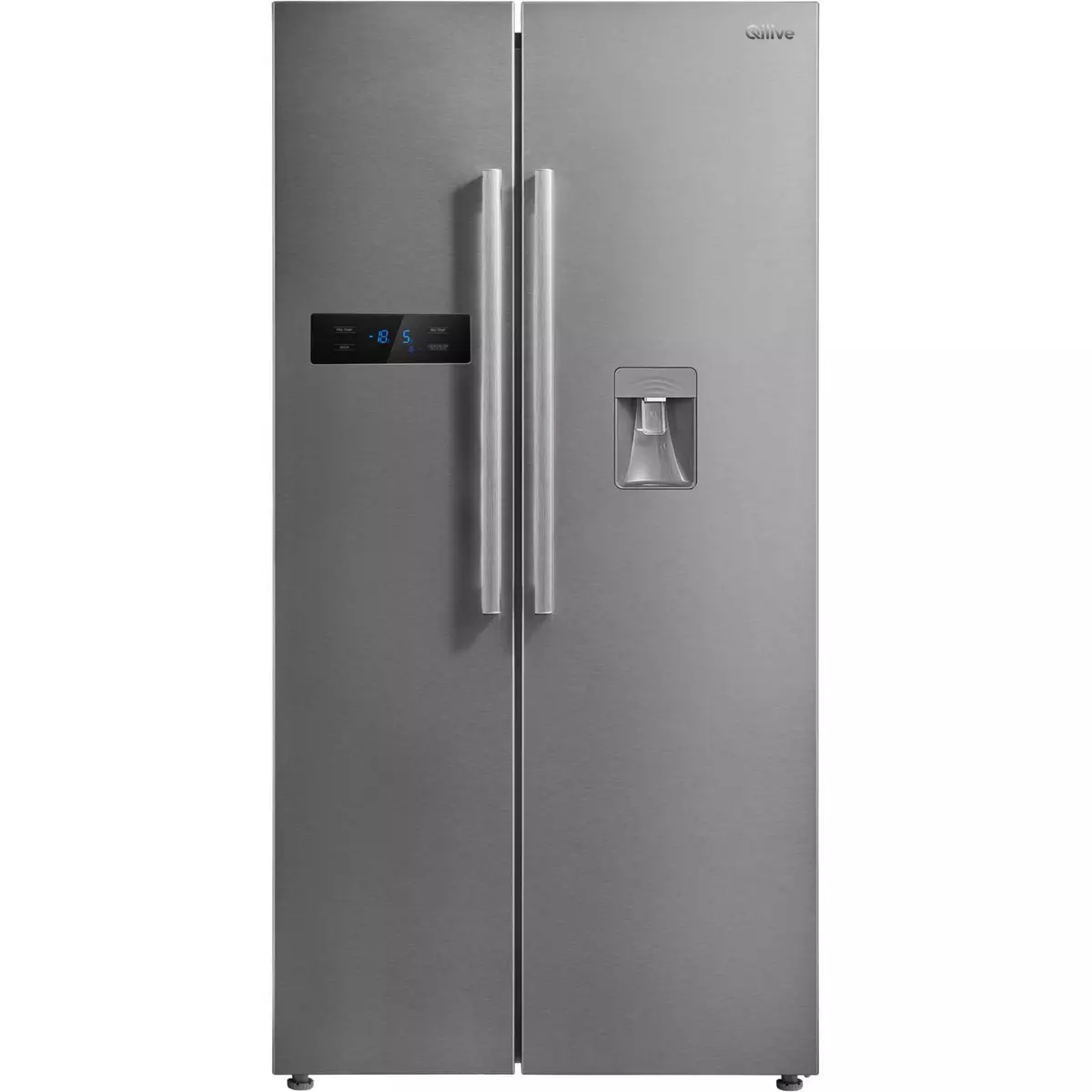 QILIVE Réfrigérateur américain Q.6517, 535 L, Froid ventilé No