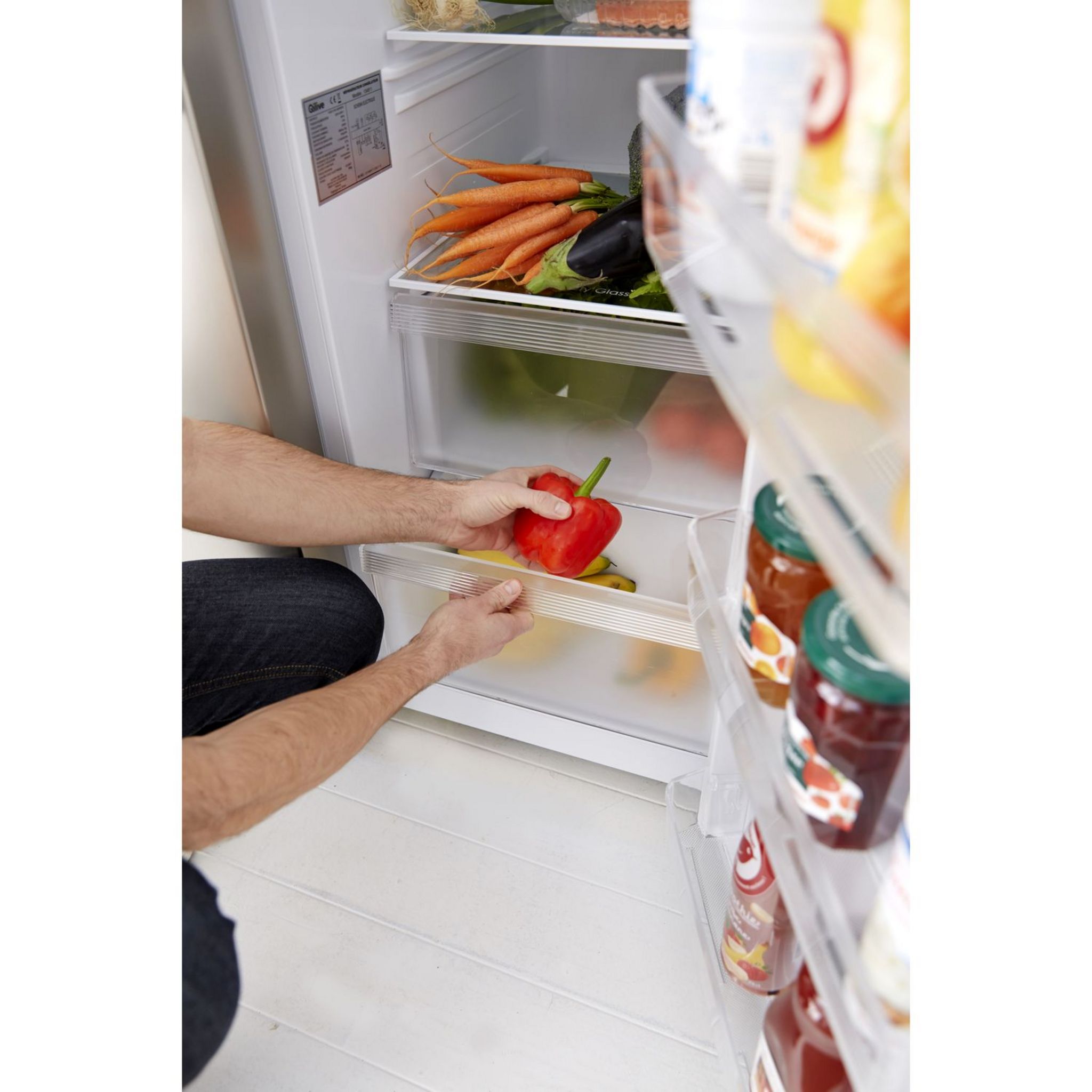 Voir la diapositive 5 : QILIVE Réfrigérateur américain Q.6517, 535 L, Froid ventilé No frost, F