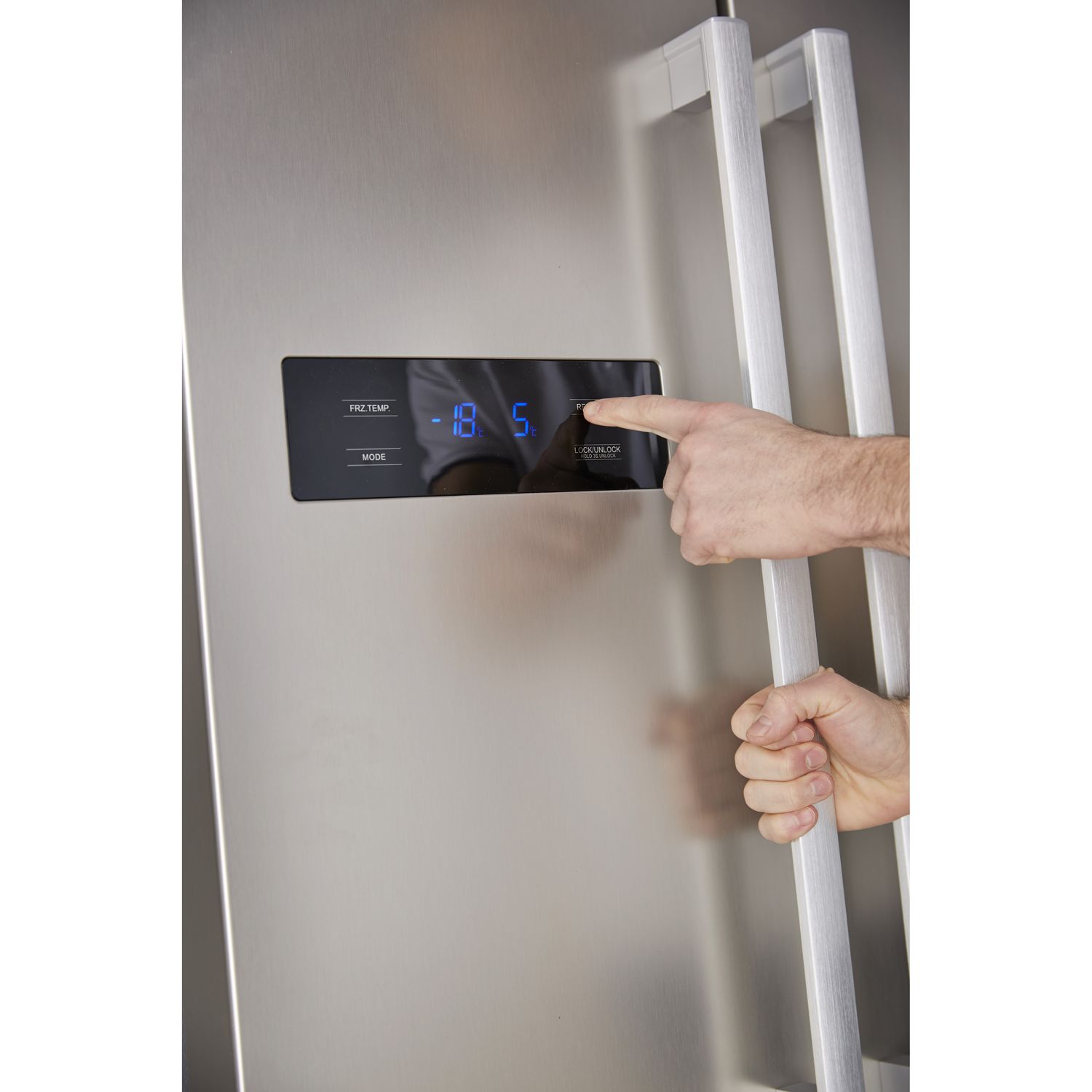 Voir la diapositive 8 : QILIVE Réfrigérateur américain Q.6517, 535 L, Froid ventilé No frost, F
