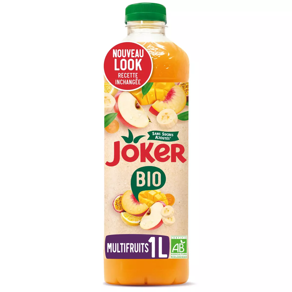 JOKER Nectar multifruits Le Bio sans sucres ajoutés 1l
