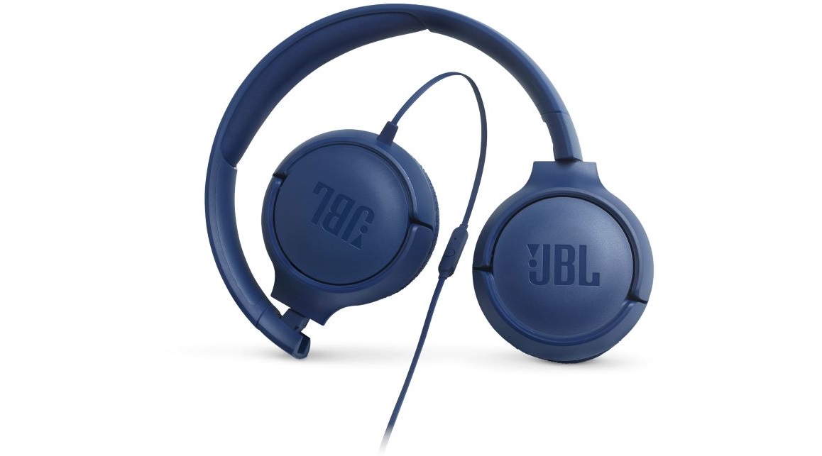Voir la diapositive 3 : JBL Tune500 - Bleu - Casque audio filaire
