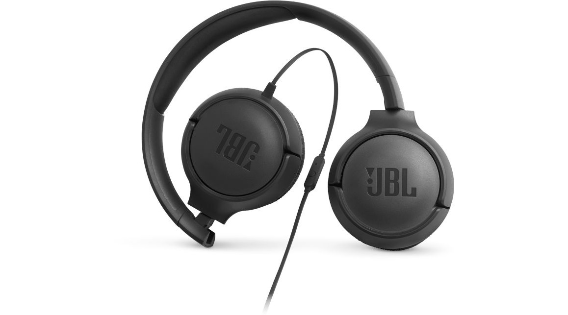 Voir la diapositive 3 : JBL Tune500 - Noir - Casque audio filaire