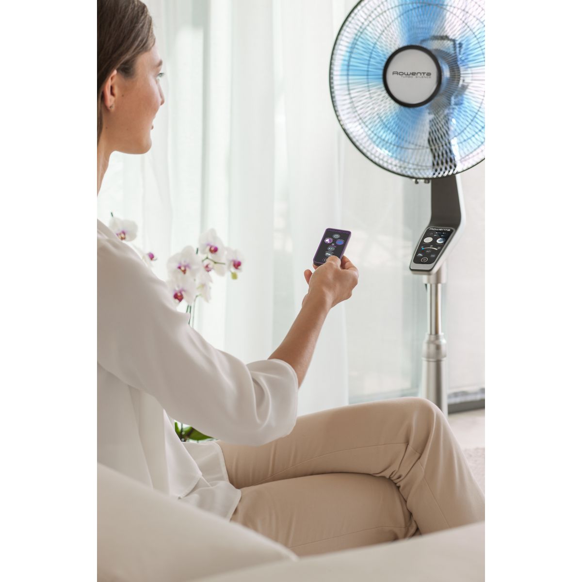 ROWENTA Ventilateur sur pied Turbo Silence Extrême VU5670FO