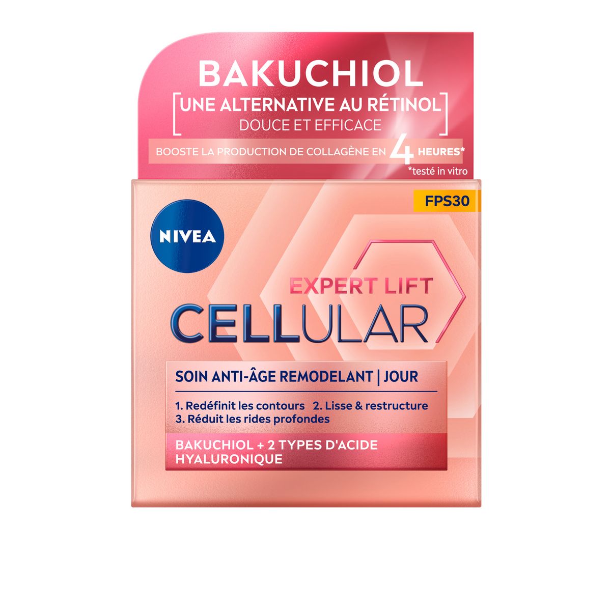 NIVEA Cellular expert lift soin de jour anti-âge remodelant à l'acide hyaluronique FPS30 50ml