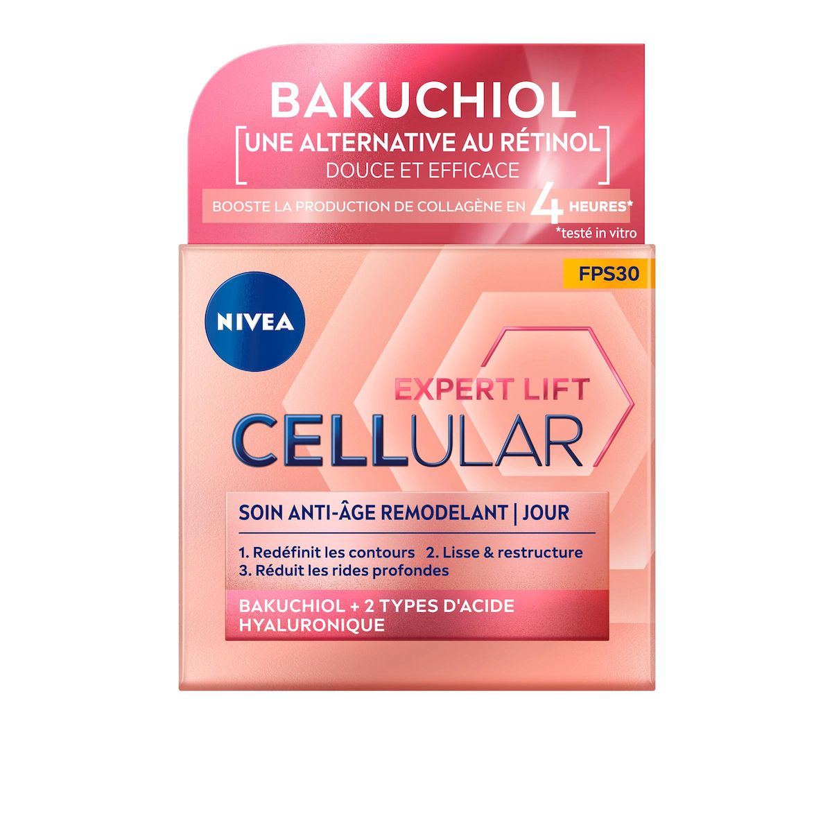 NIVEA Cellular expert lift soin de jour anti-âge remodelant à l'acide hyaluronique FPS30 50ml