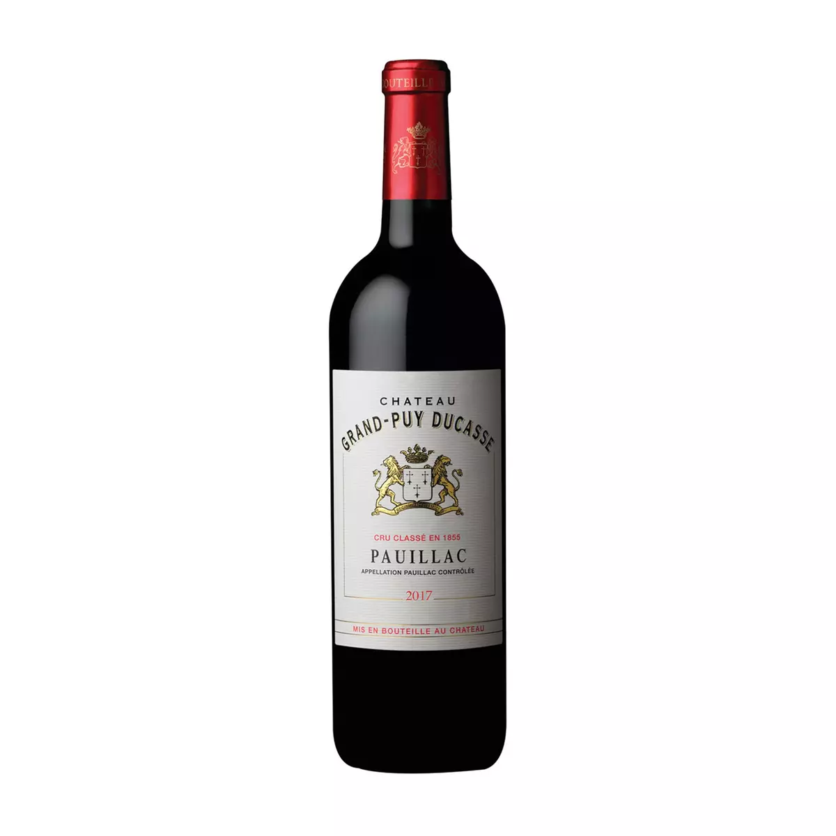 Vin rouge AOP Pauillac 5ème grand cru classé Château Grand-Puy Ducasse 2017 75cl