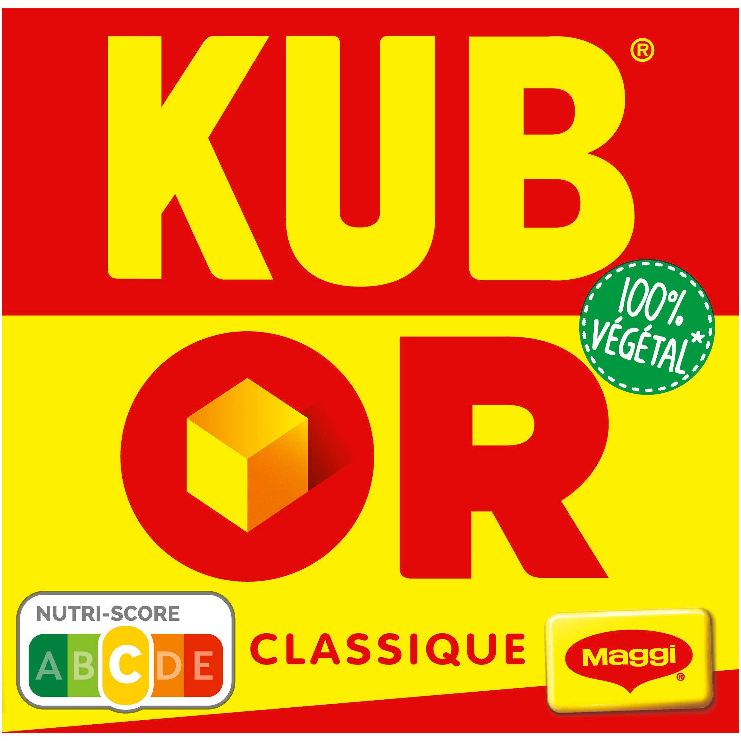 Voir la diapositive 2 : MAGGI Bouillon Kub or classique 100% végétal 32 cubes 128g