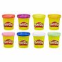 Voir la diapositive 5 : HASBRO Pâte à modeler Arc En Ciel x8 pots Play Doh