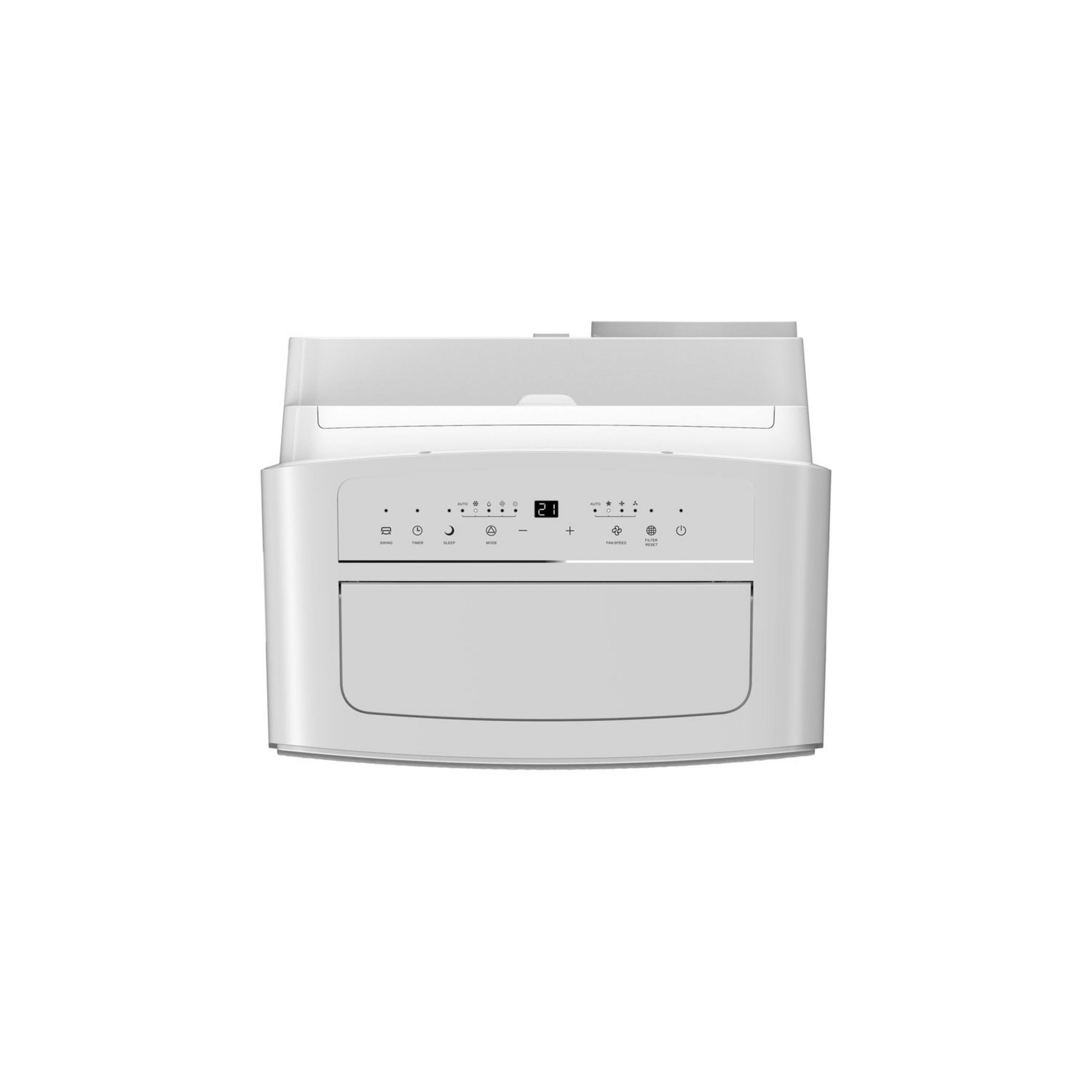 Voir la diapositive 2 : BEKO Climatiseur mobile BX109C, 2600 W, 9000 BTU/h, 3 Vitesses + Auto - Blanc