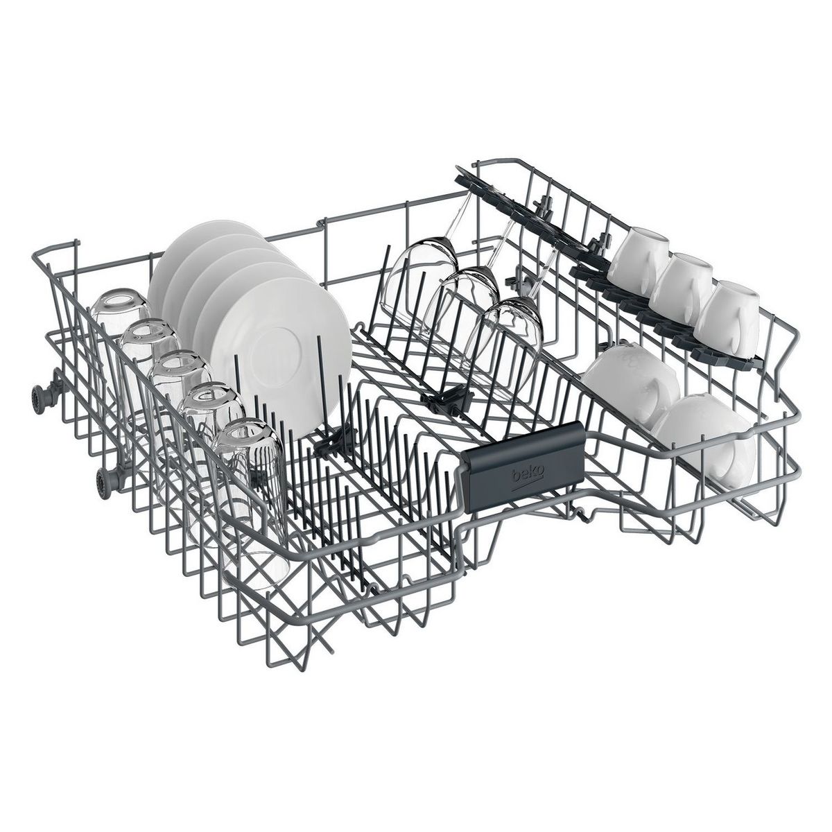 BEKO Lave-vaisselle pose libre DFN15320A, 13 couverts, 60 cm, 47 dB, 5 programmes