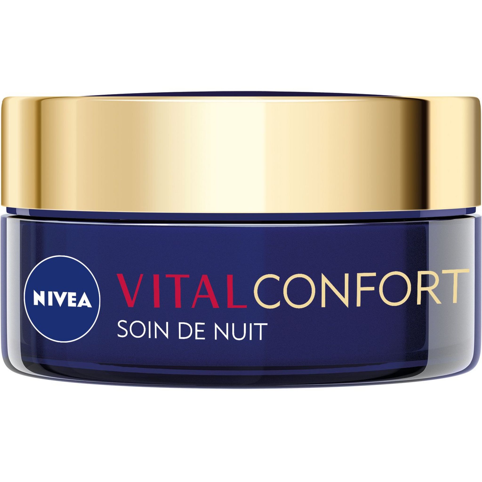 Voir la diapositive 2 : NIVEA Vital soin de nuit confort et nutrition peaux matures & sèches 50ml