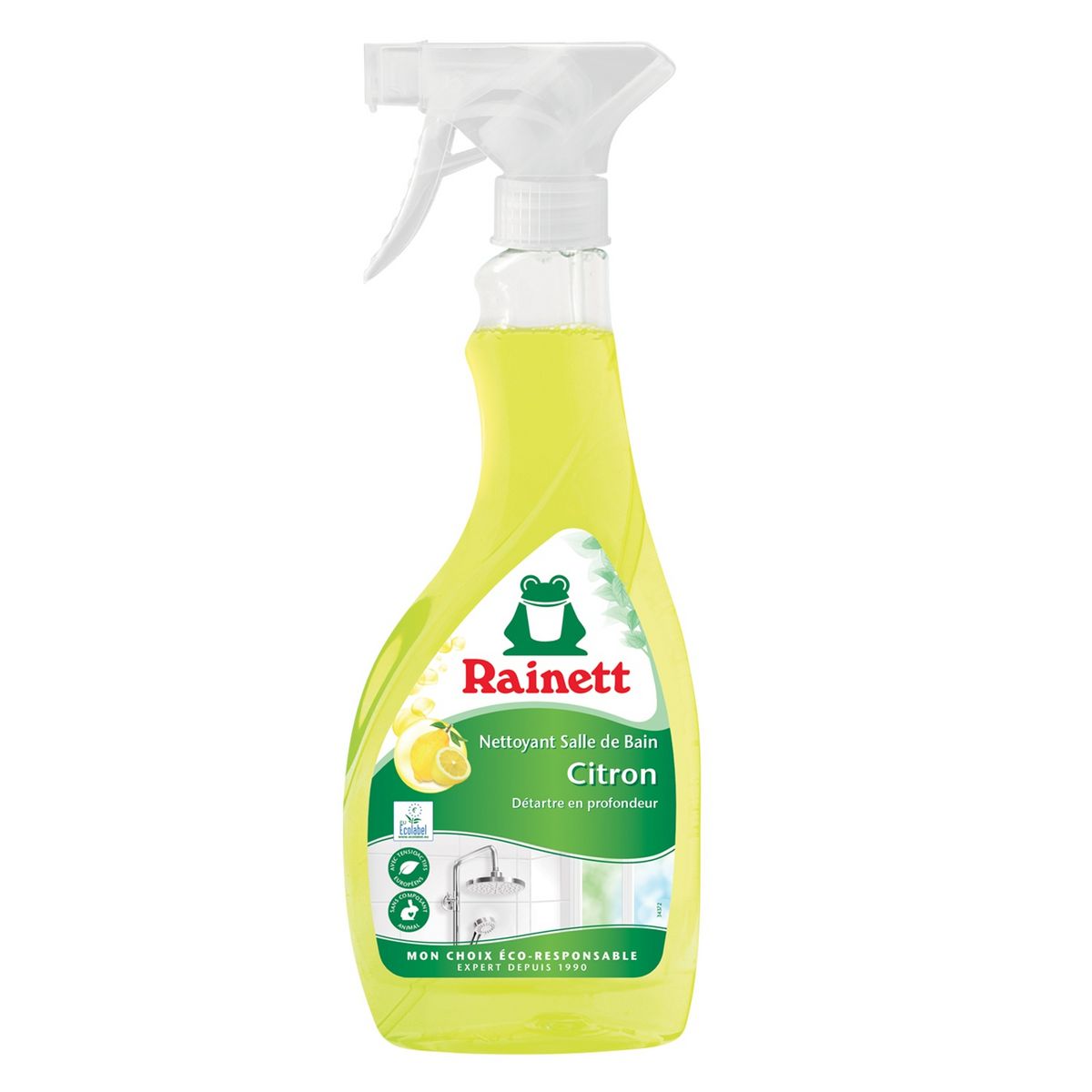 RAINETT Nettoyant spray salle de bain écologique parfum citron 500ml